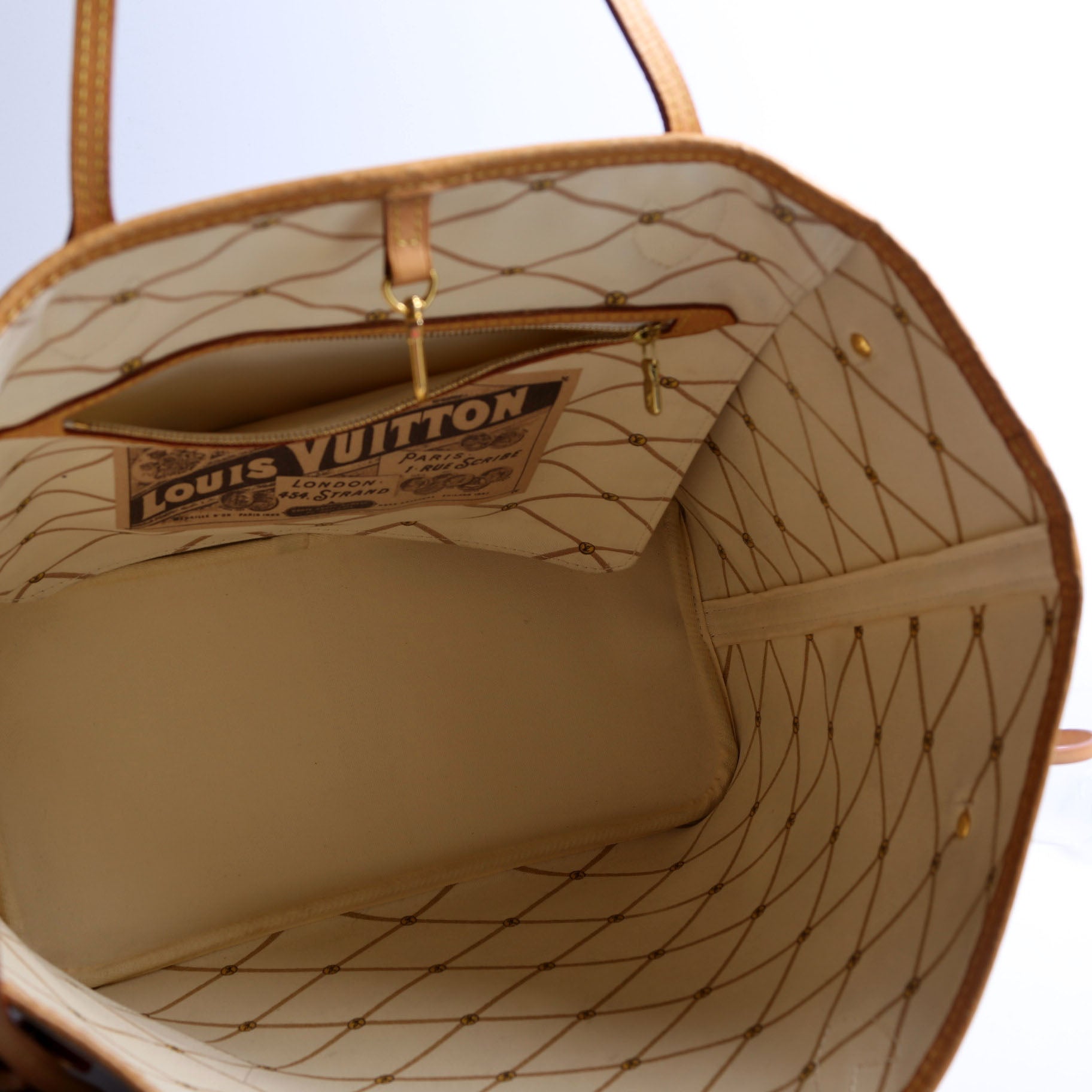 Louis Vuitton Neverfull MM With Wallet Summer Trunks Azur