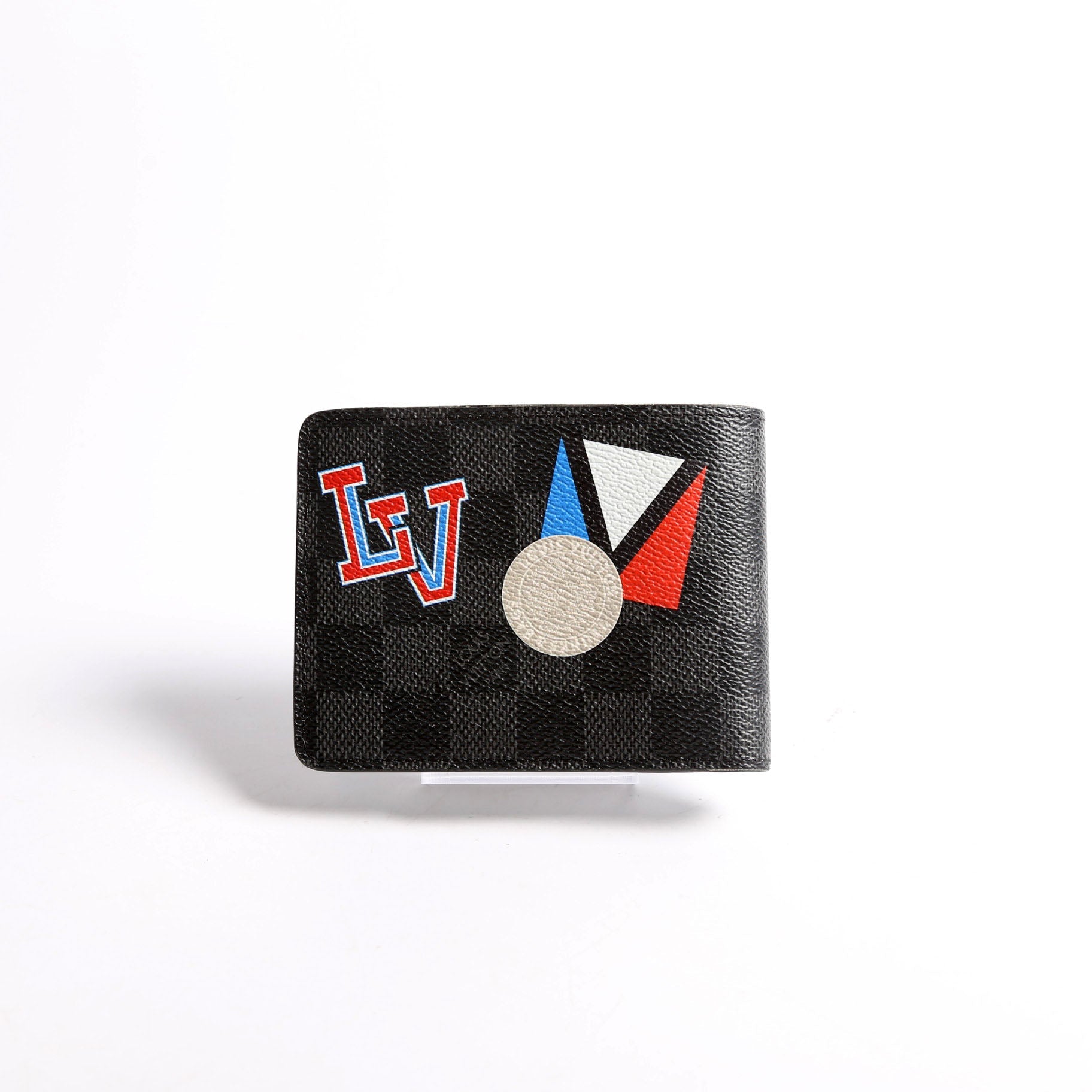 Louis Vuitton Mens Multiple Wallet Damier Graphite World Tour