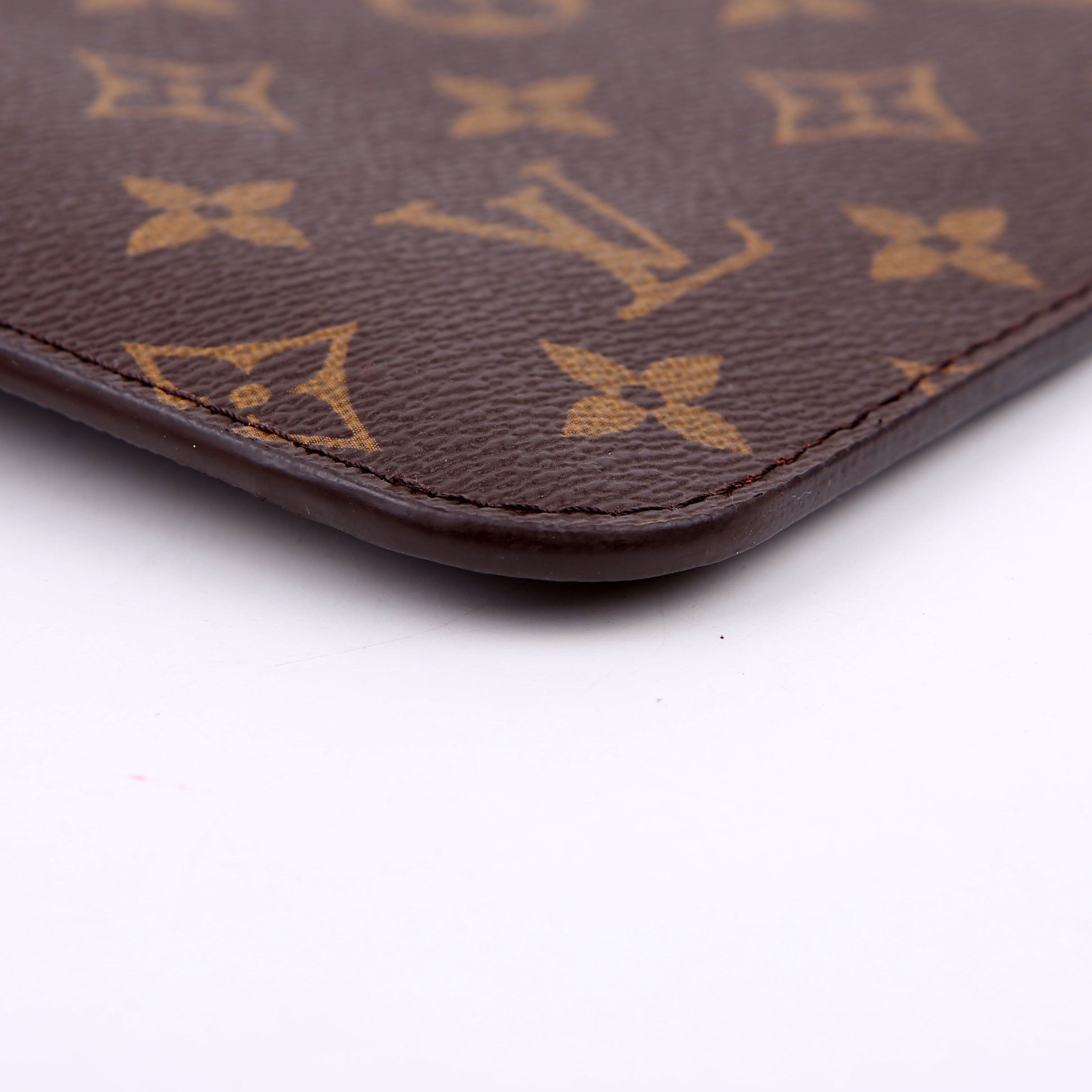 Louis Vuitton Pochette Only Neverfull Monogram Red