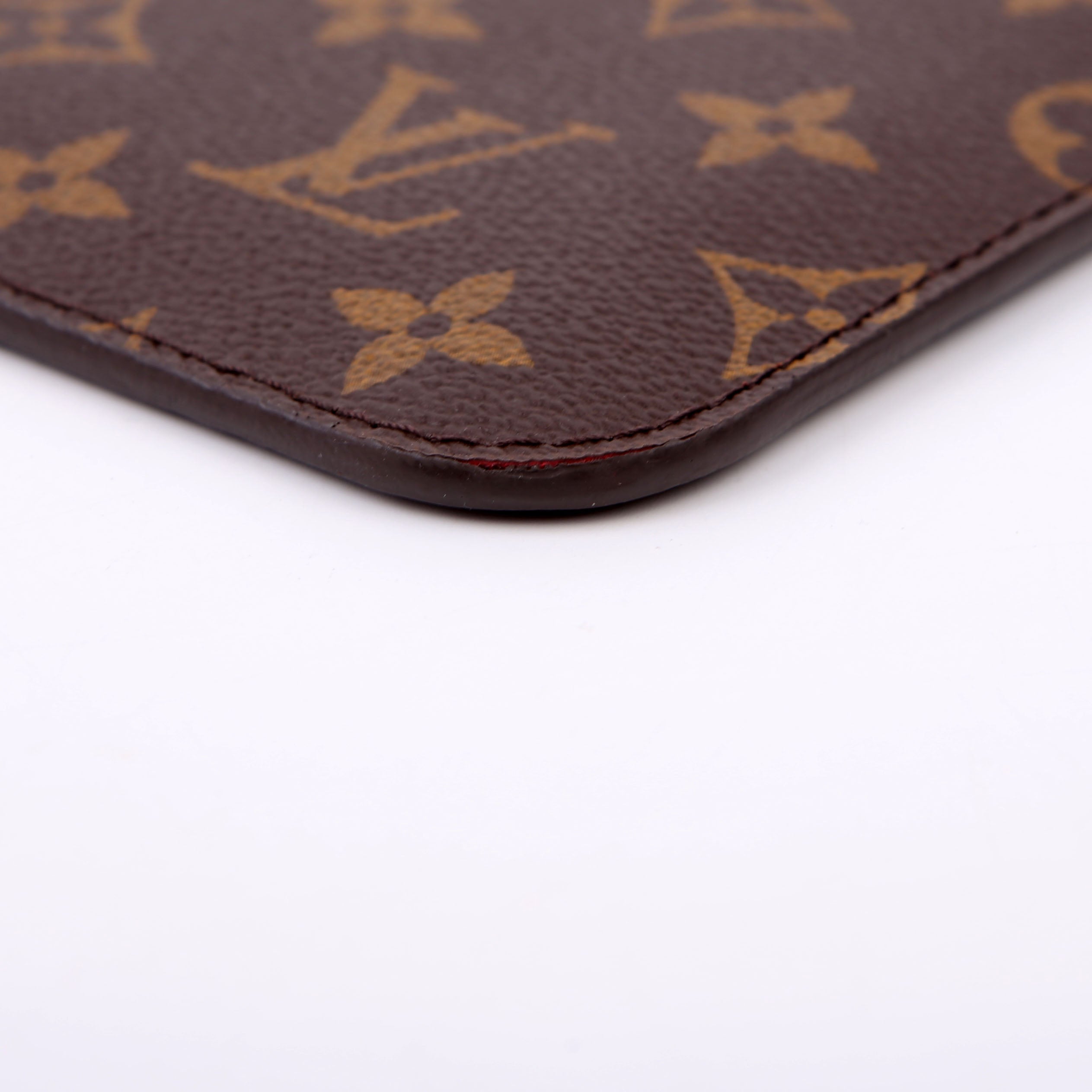 Louis Vuitton Pochette Only Neverfull Monogram Red