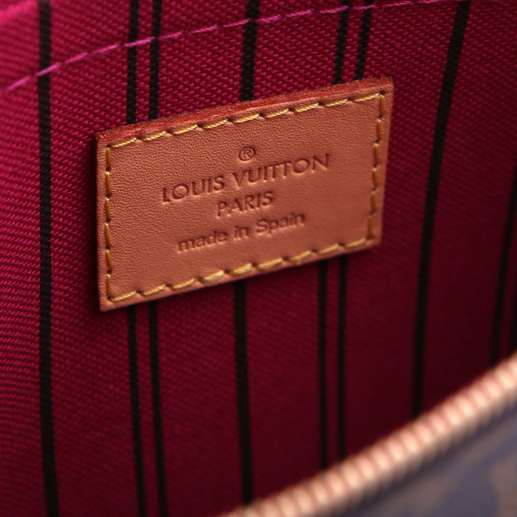 Louis Vuitton Pochette Only Neverfull Monogram Pink