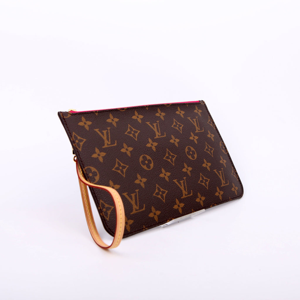 Louis Vuitton Pochette Only Neverfull Monogram Pink