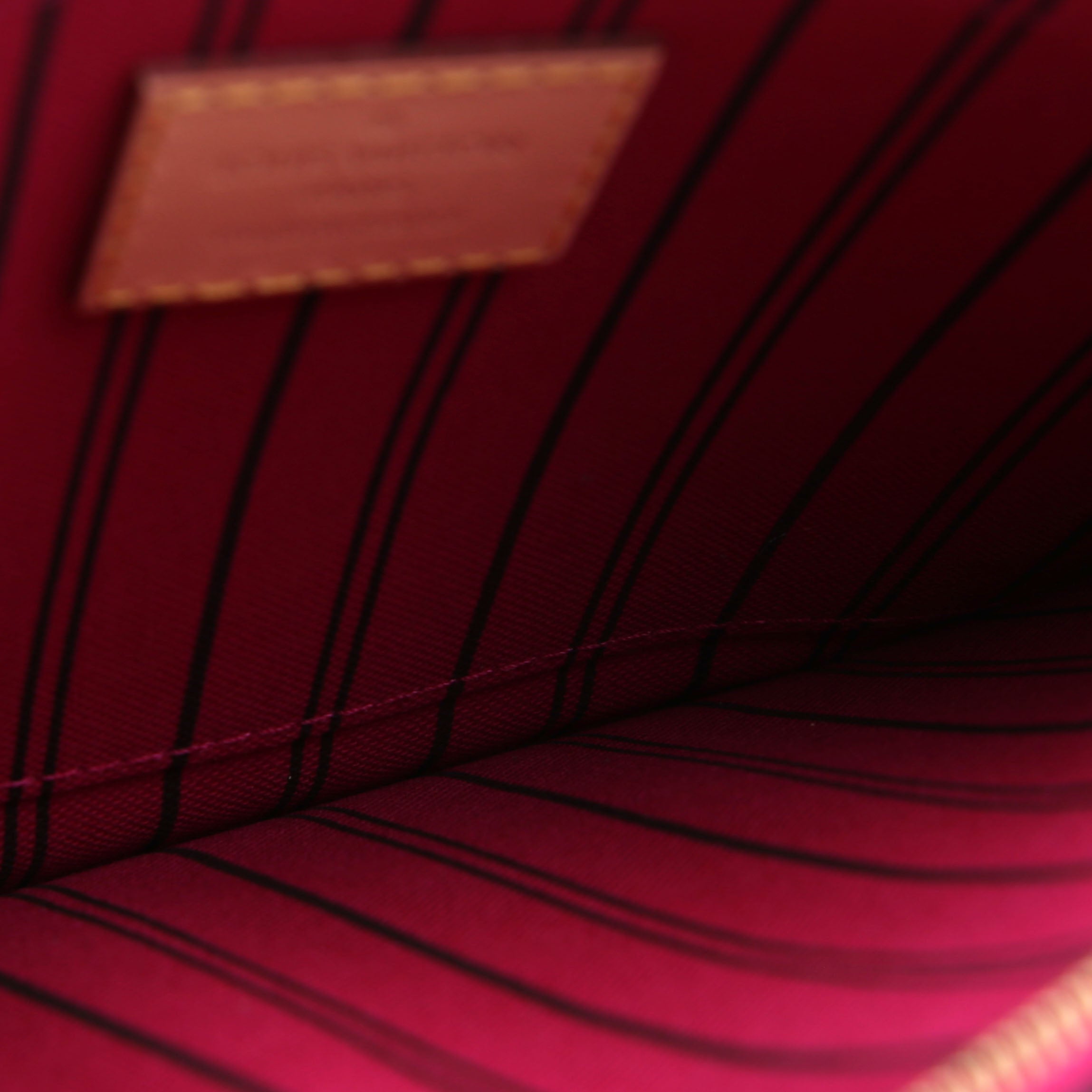 Louis Vuitton Pochette Only Neverfull Monogram Pink