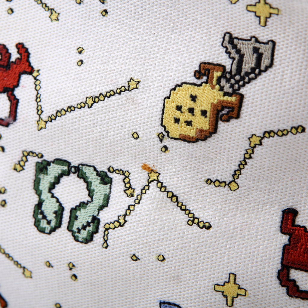 Christian Dior Book Tote Large Embroidered Pixel Zodiac Multicolor