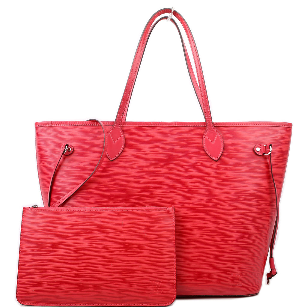 Louis Vuitton Neverfull with Wallet MM Epi Pink