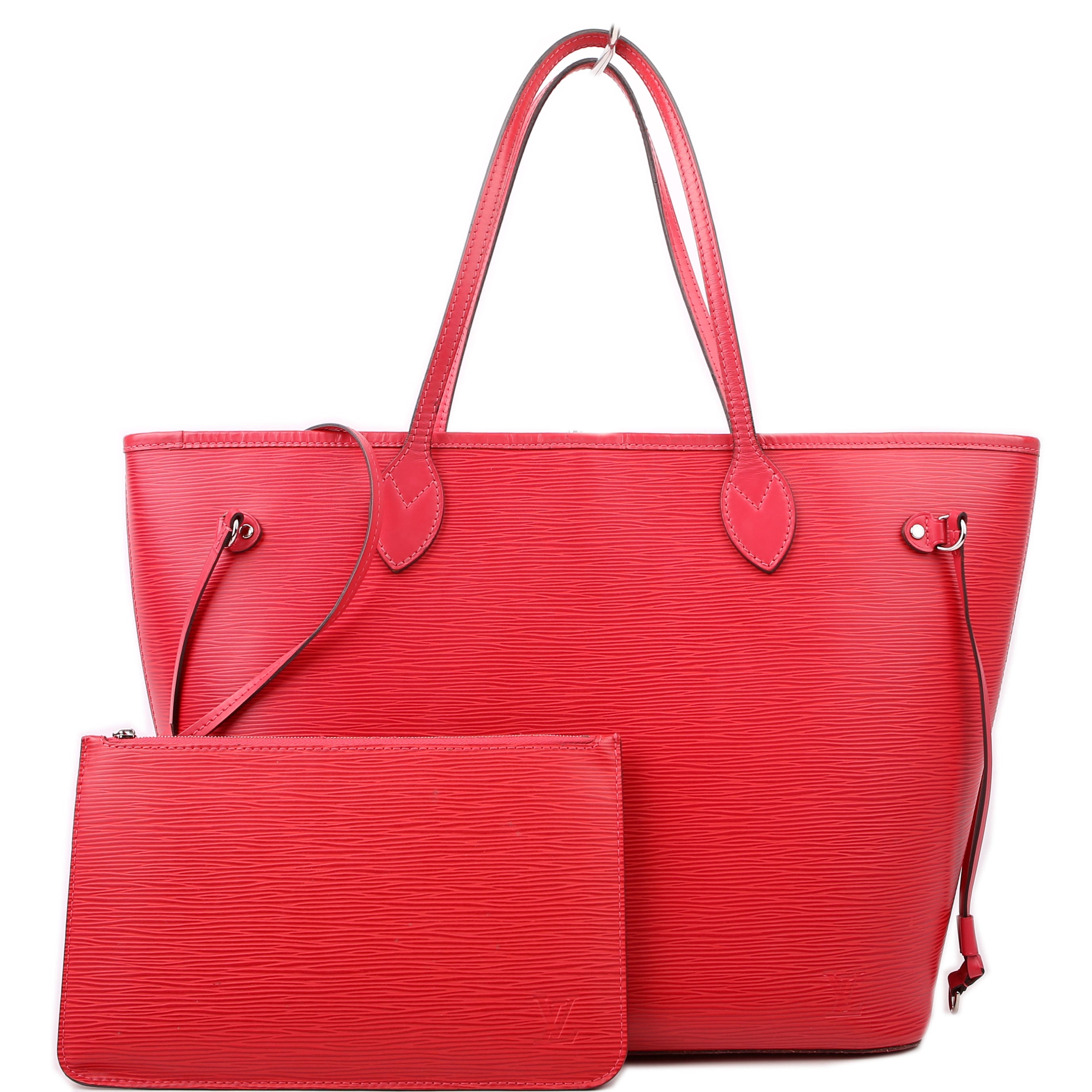 Louis Vuitton Neverfull with Wallet MM Epi Pink