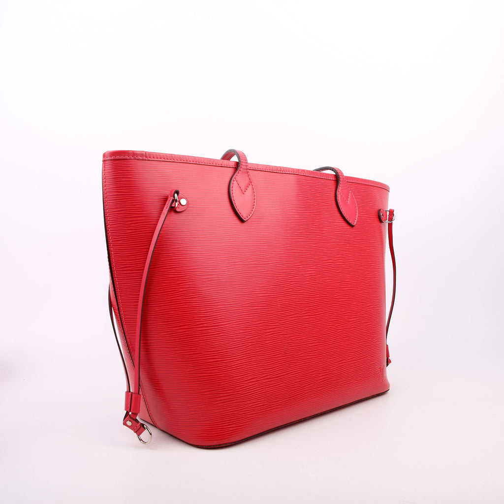 Louis Vuitton Neverfull with Wallet MM Epi Pink