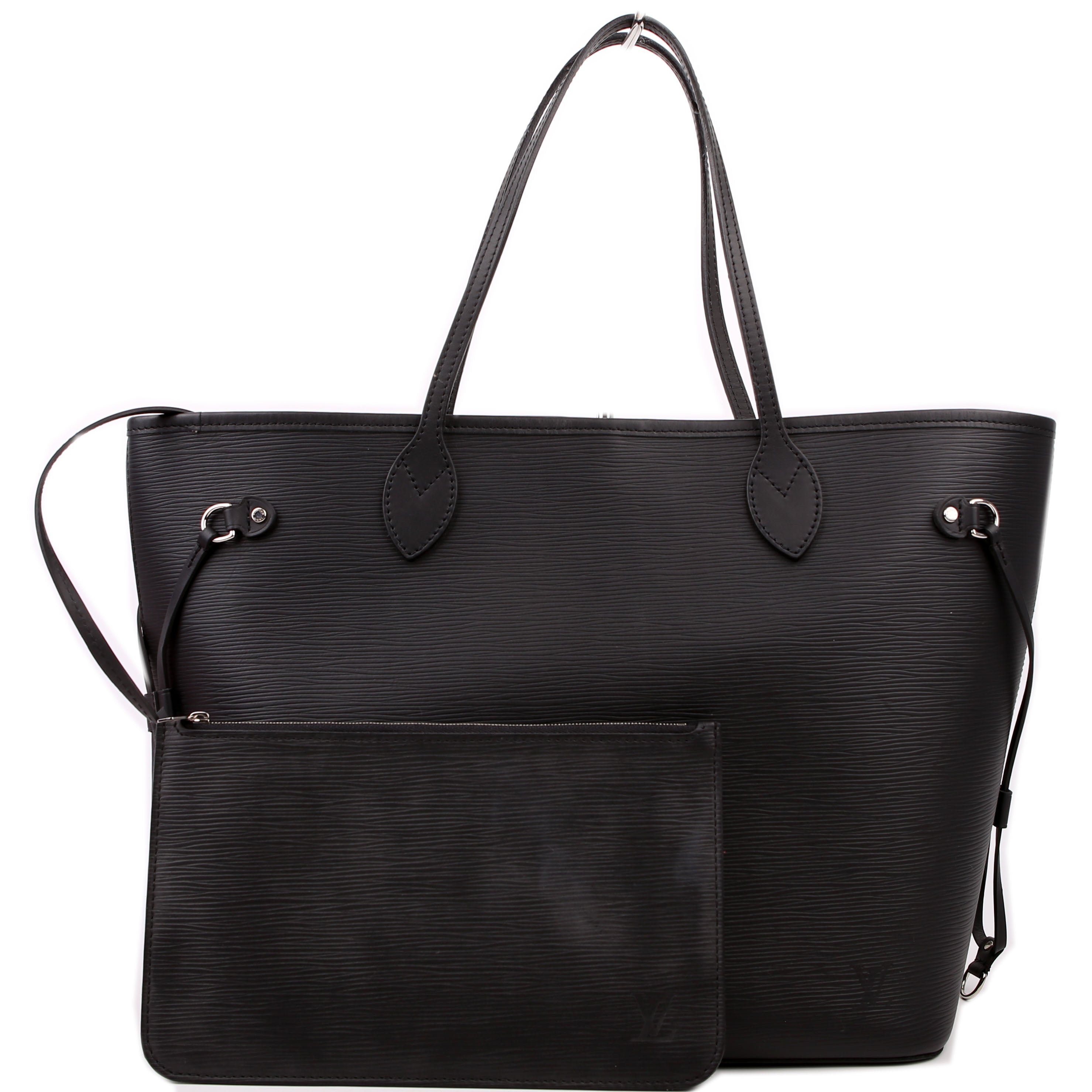 Louis Vuitton Neverfull with Wallet MM Epi Black