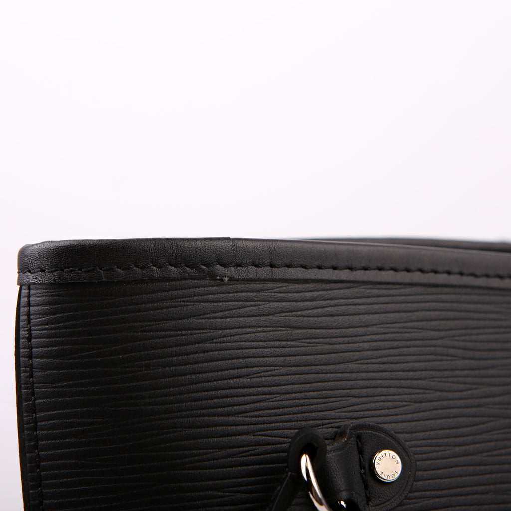 Louis Vuitton Neverfull with Wallet MM Epi Black