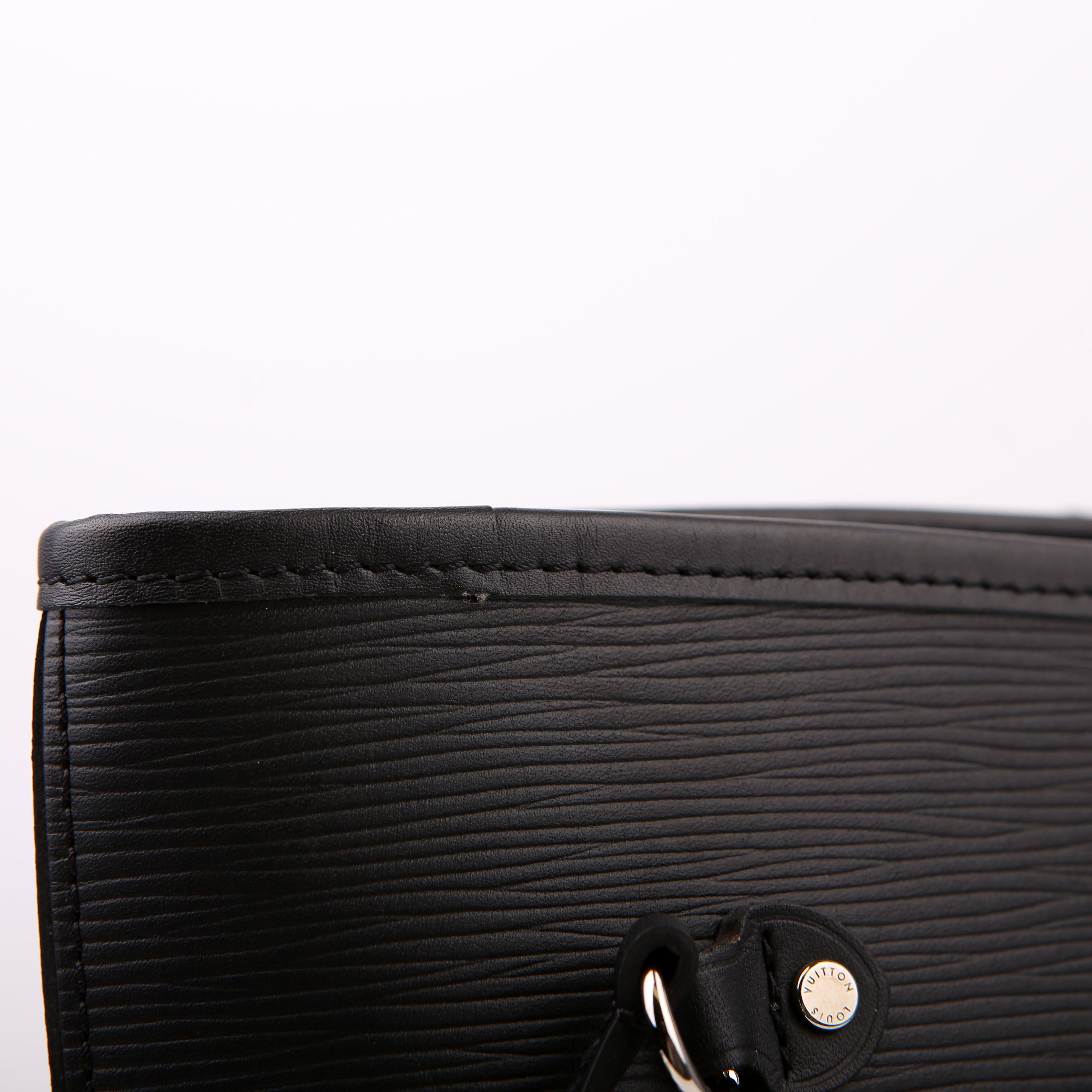 Louis Vuitton Neverfull with Wallet MM Epi Black