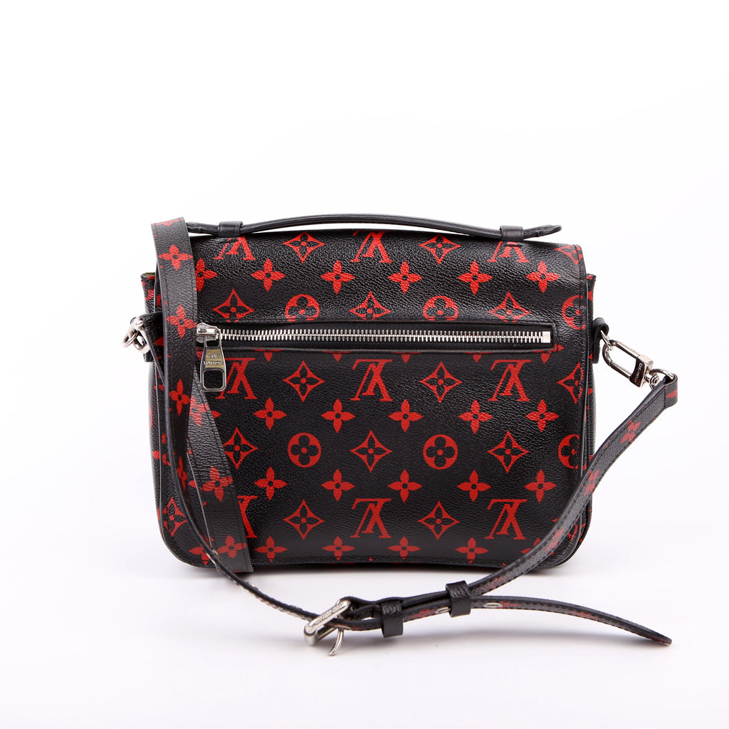 Louis Vuitton Pochette Metis Monogram Infrarouge Red/Black