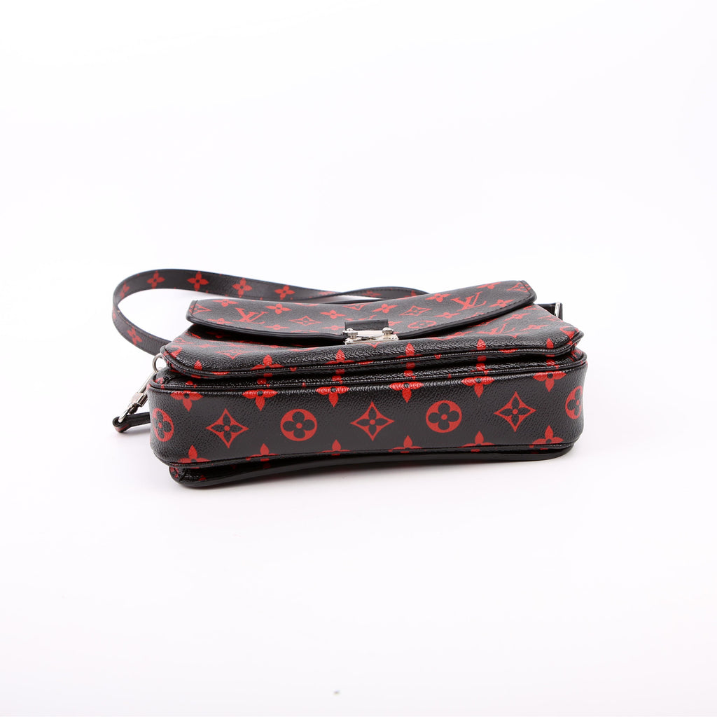 Louis Vuitton Pochette Metis Monogram Infrarouge Red/Black