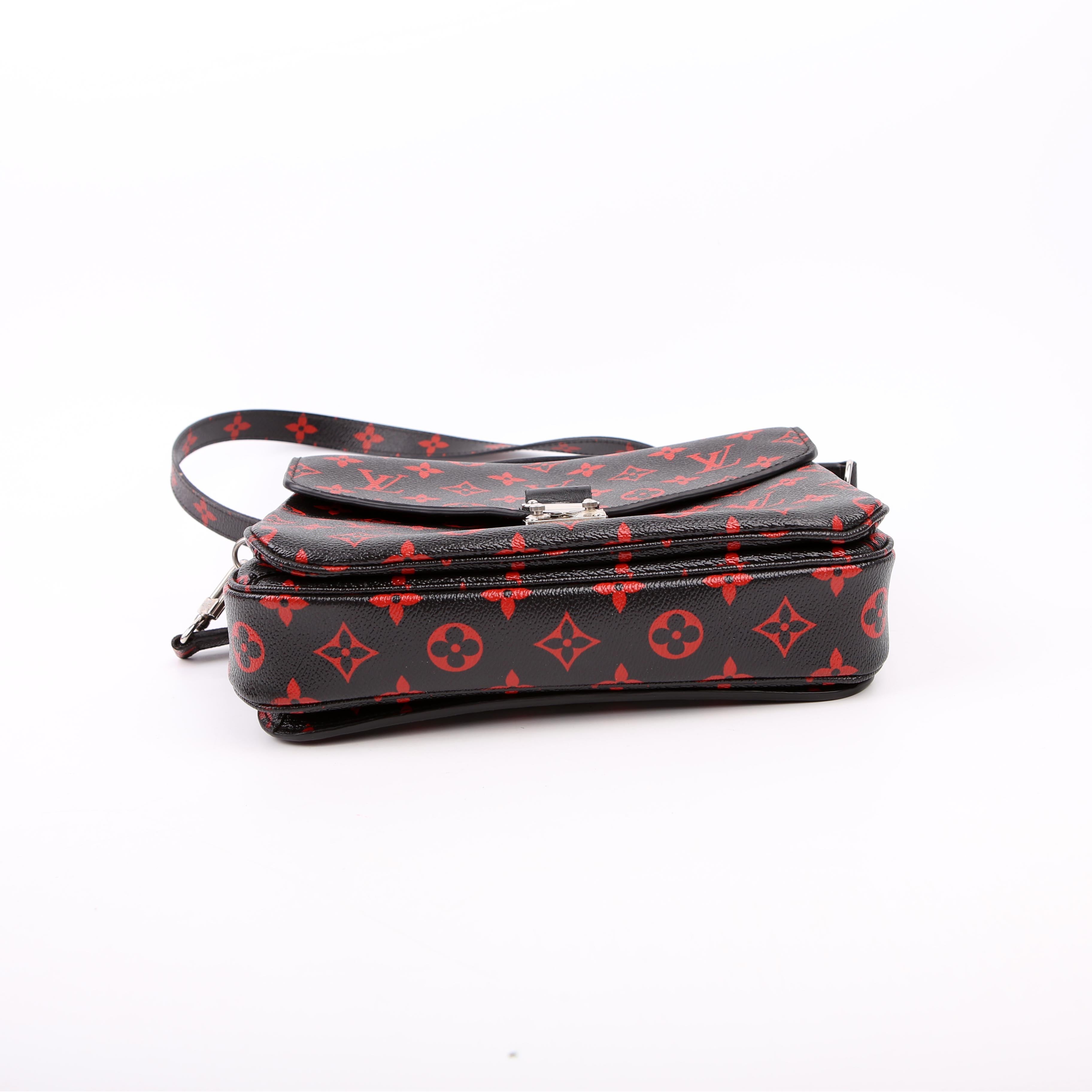 Louis Vuitton Pochette Metis Monogram Infrarouge Red/Black