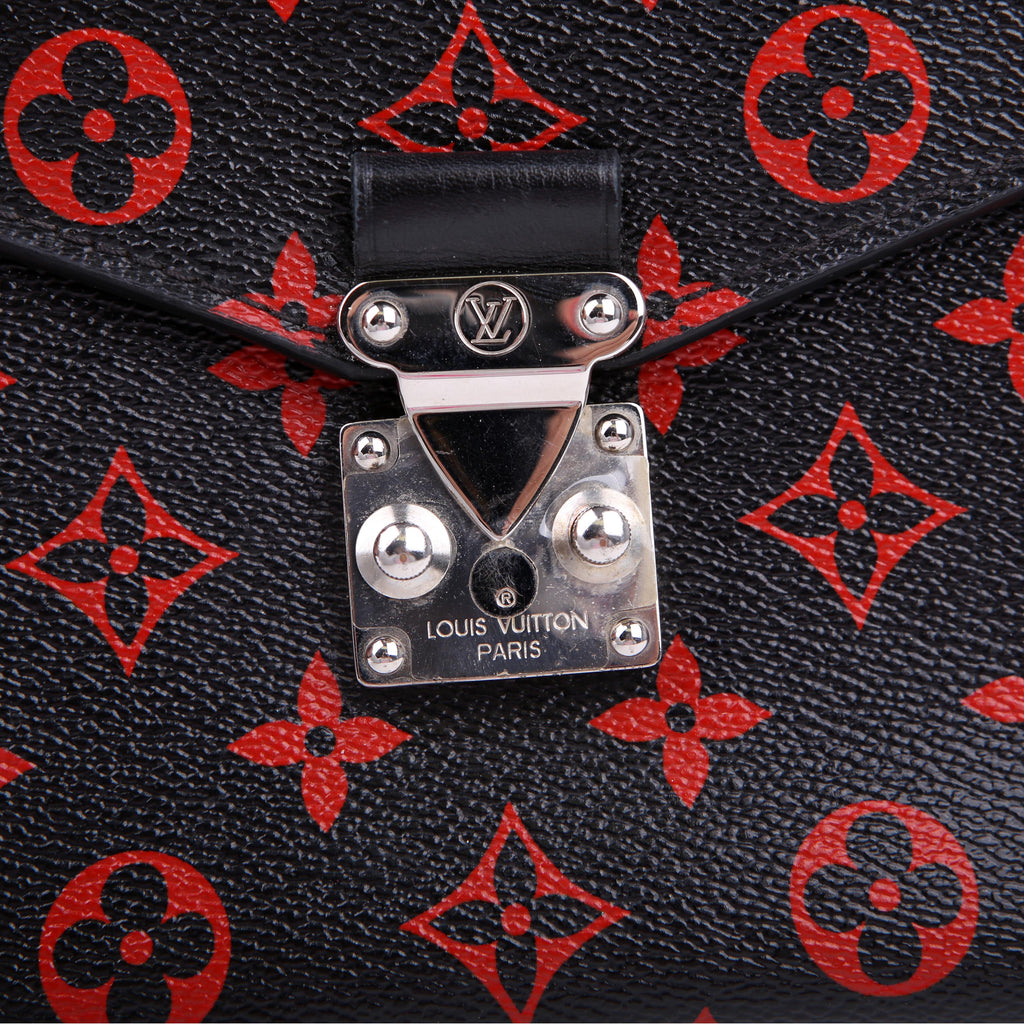 Louis Vuitton Pochette Metis Monogram Infrarouge Red/Black