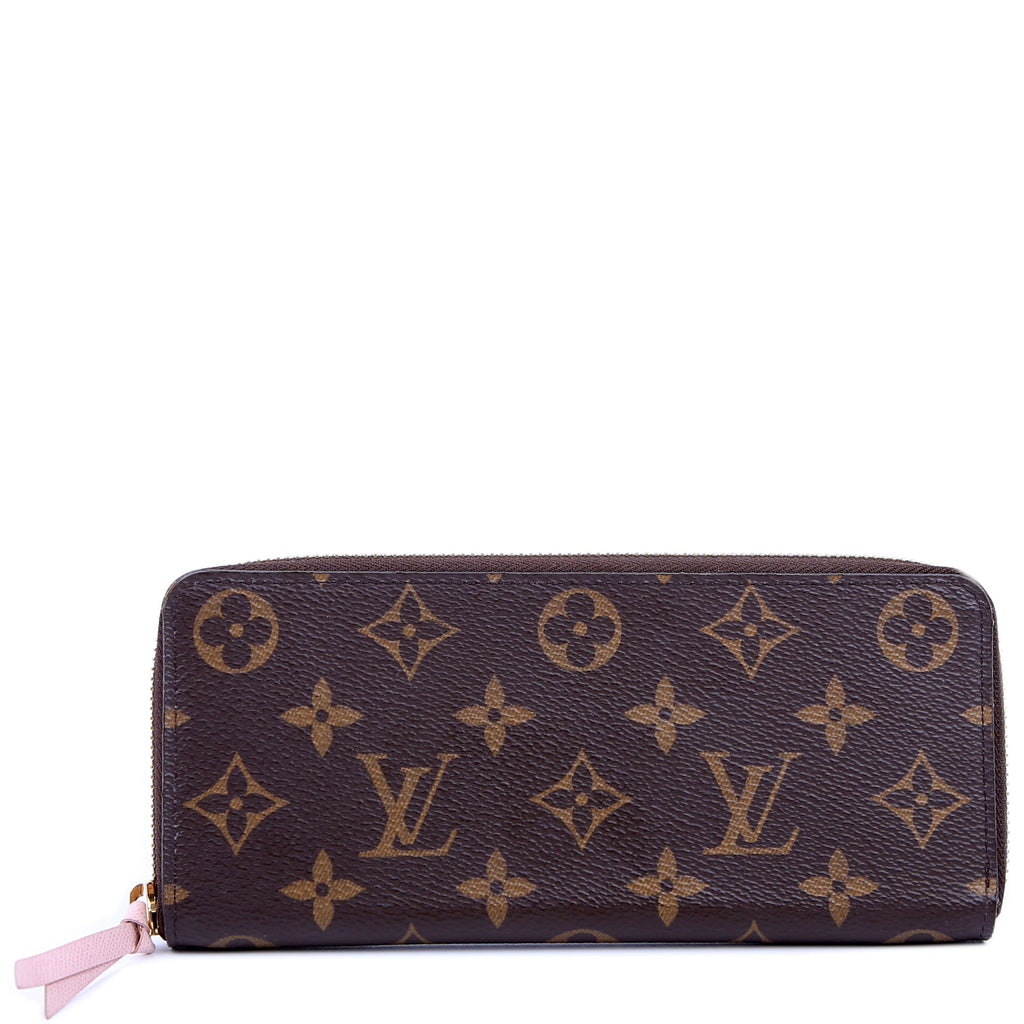 Louis Vuitton Clemence Wallet Monogram Pink