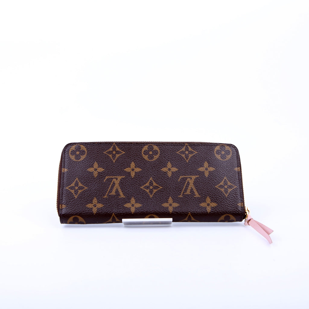 Louis Vuitton Clemence Wallet Monogram Pink