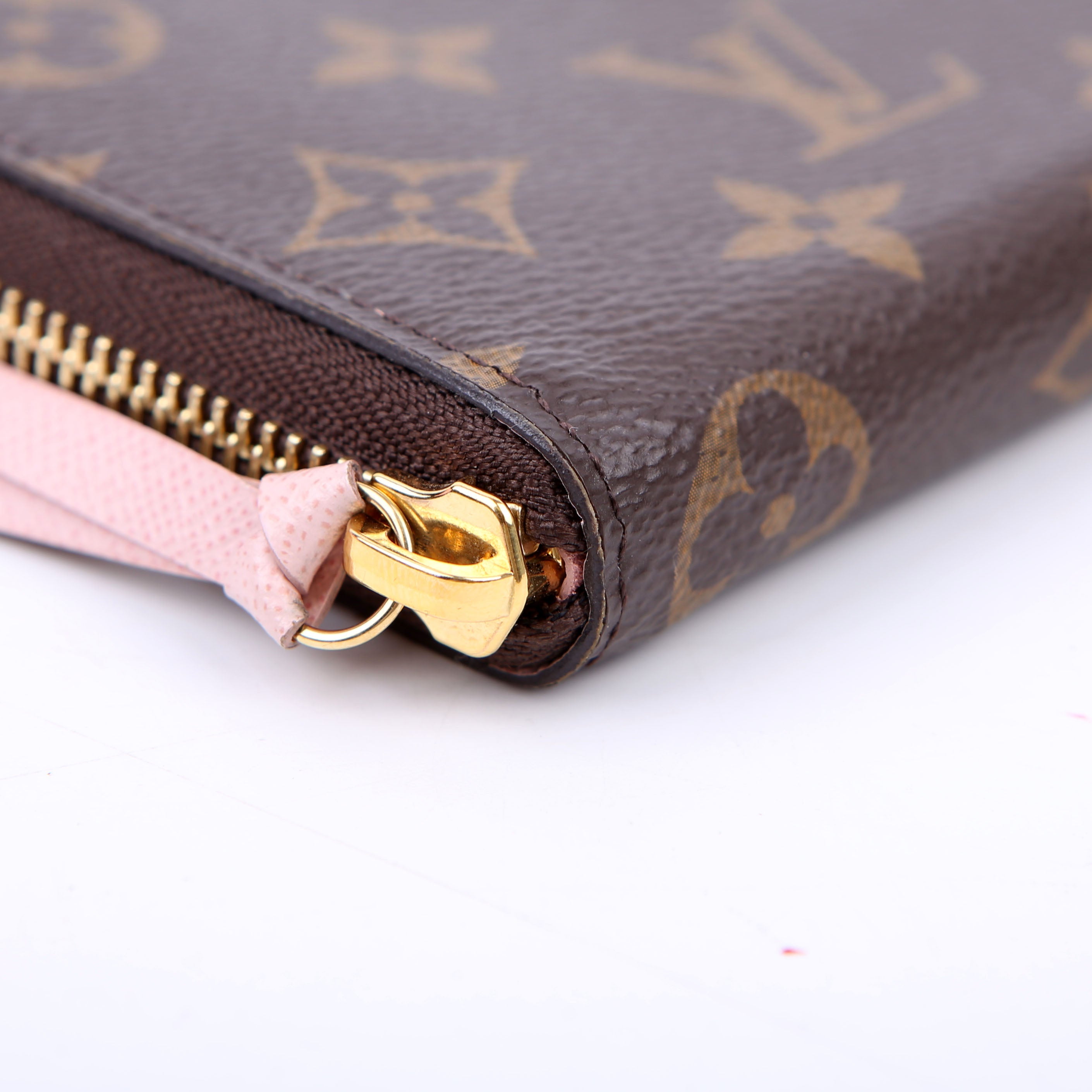 Louis Vuitton Clemence Wallet Monogram Pink