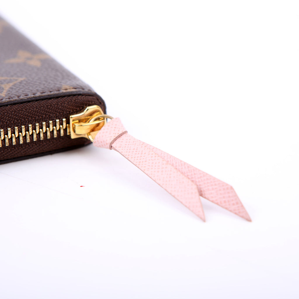 Louis Vuitton Clemence Wallet Monogram Pink