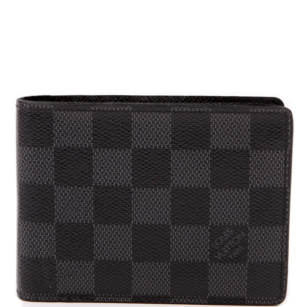 Louis Vuitton Mens Multiple Wallet Damier Graphite