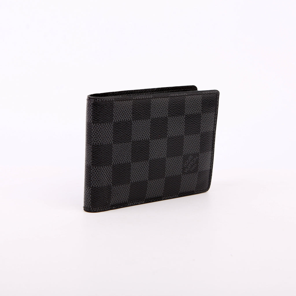 Louis Vuitton Mens Multiple Wallet Damier Graphite