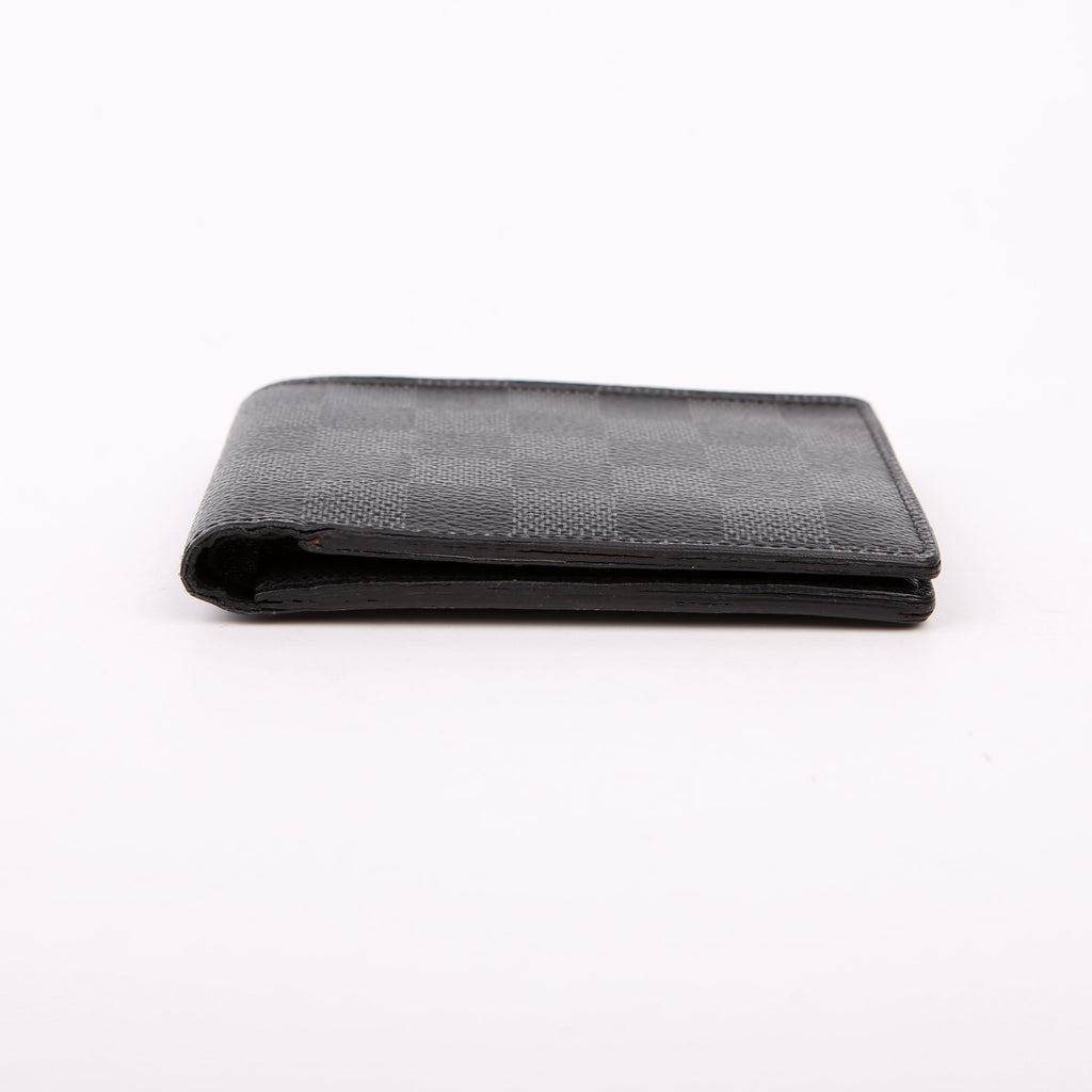 Louis Vuitton Mens Multiple Wallet Damier Graphite