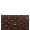 Louis Vuitton Sarah Wallet Newer Monogram