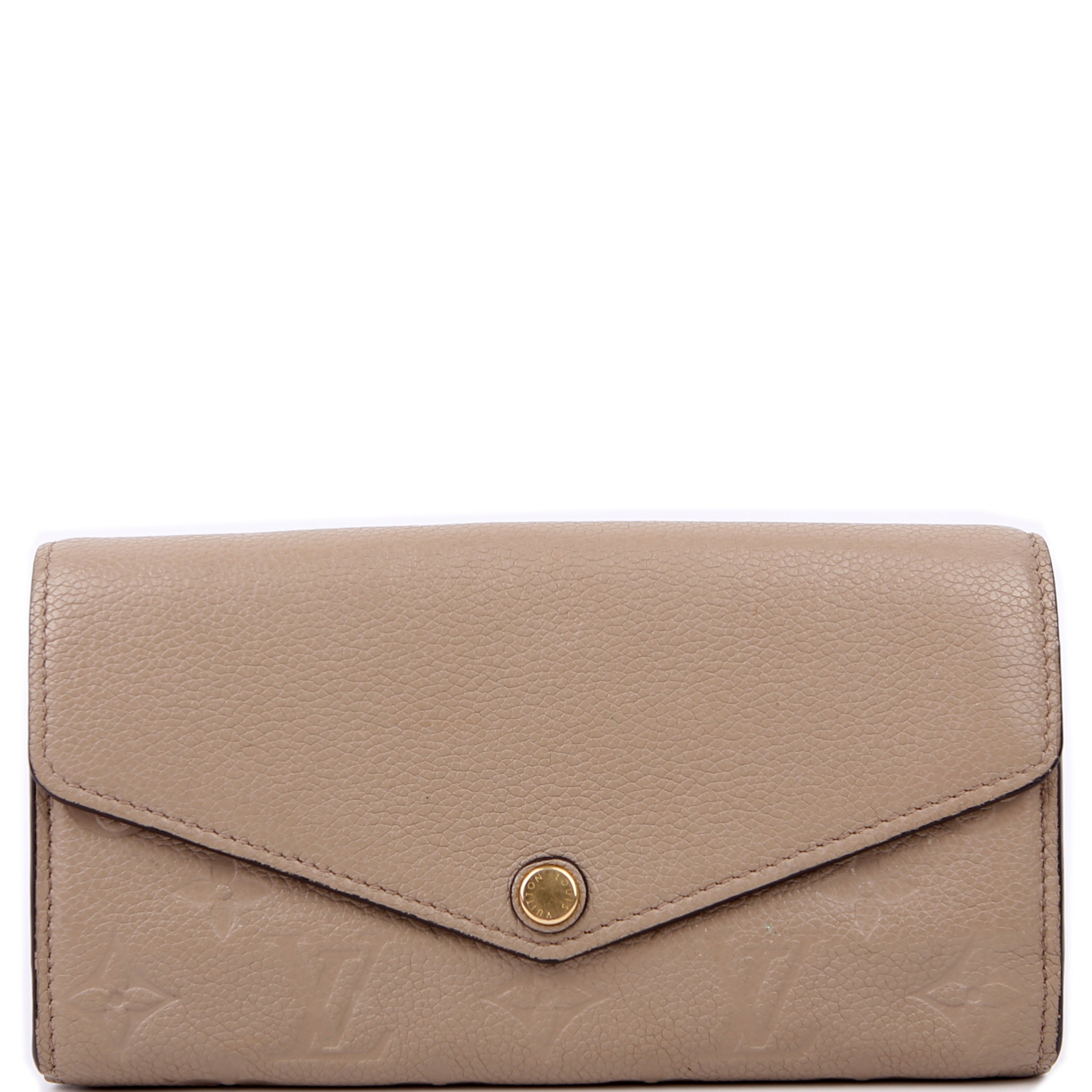 Louis Vuitton Sarah Wallet Empreinte Taupe