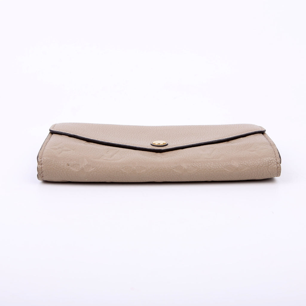 Louis Vuitton Sarah Wallet Empreinte Taupe