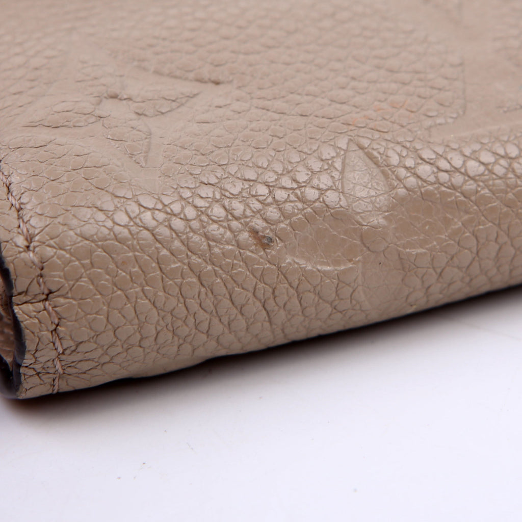 Louis Vuitton Sarah Wallet Empreinte Taupe