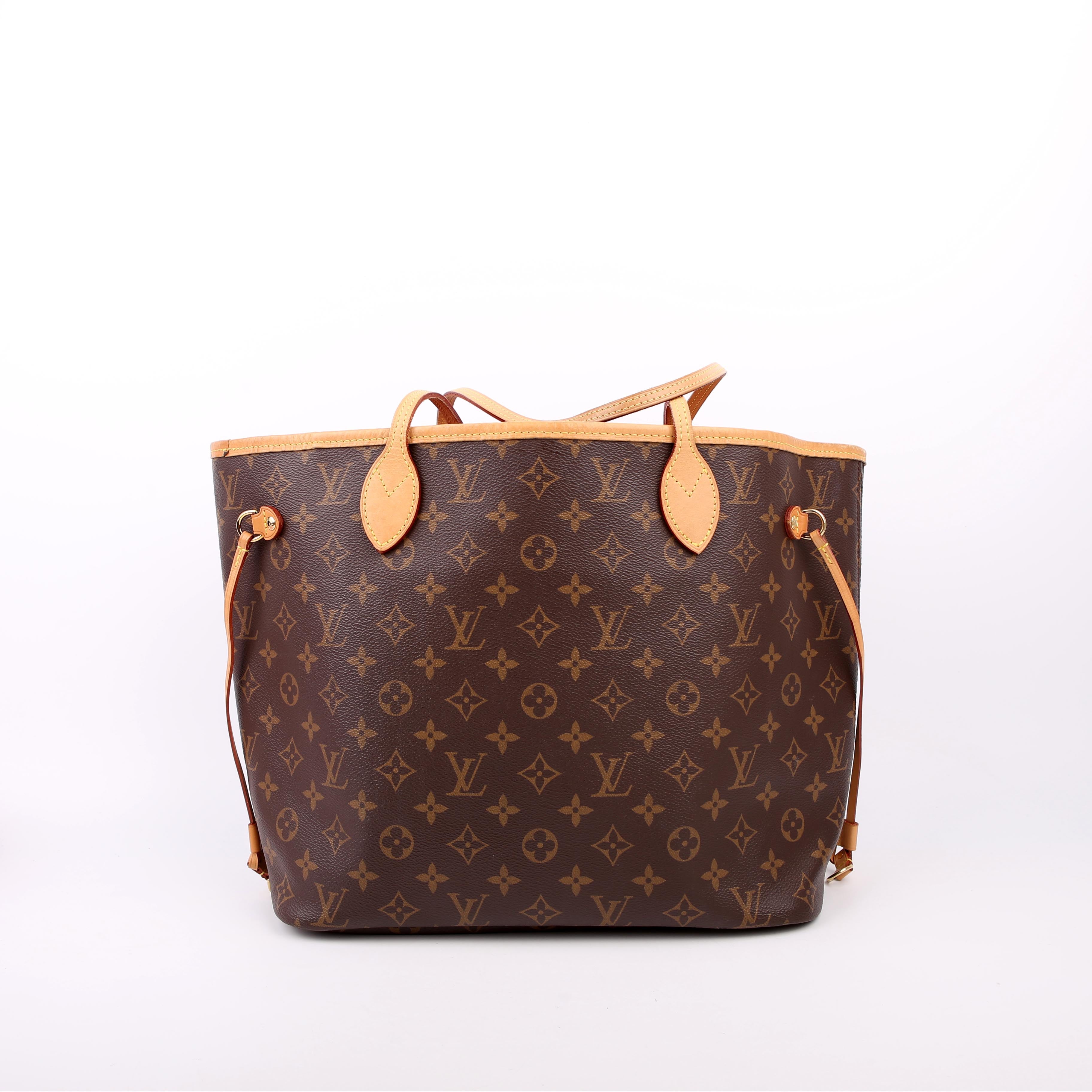 Louis Vuitton Neverfull with Wallet MM Monogram Red
