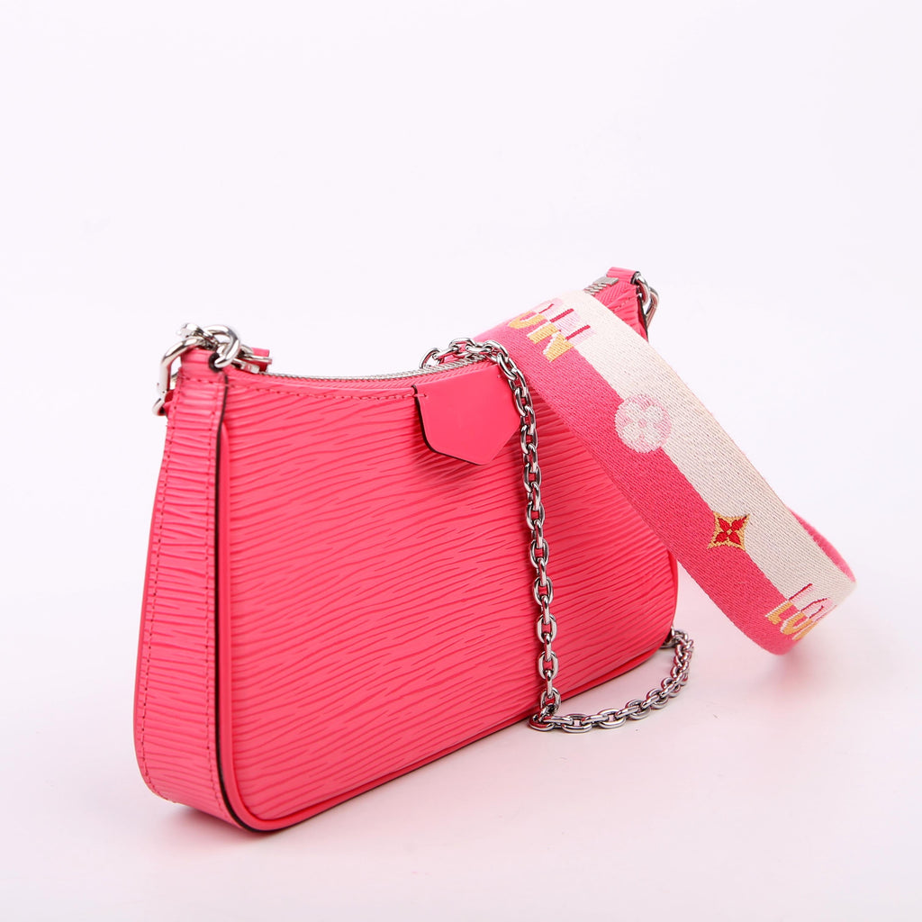 Louis Vuitton Easy Pouch on Strap Epi Pink