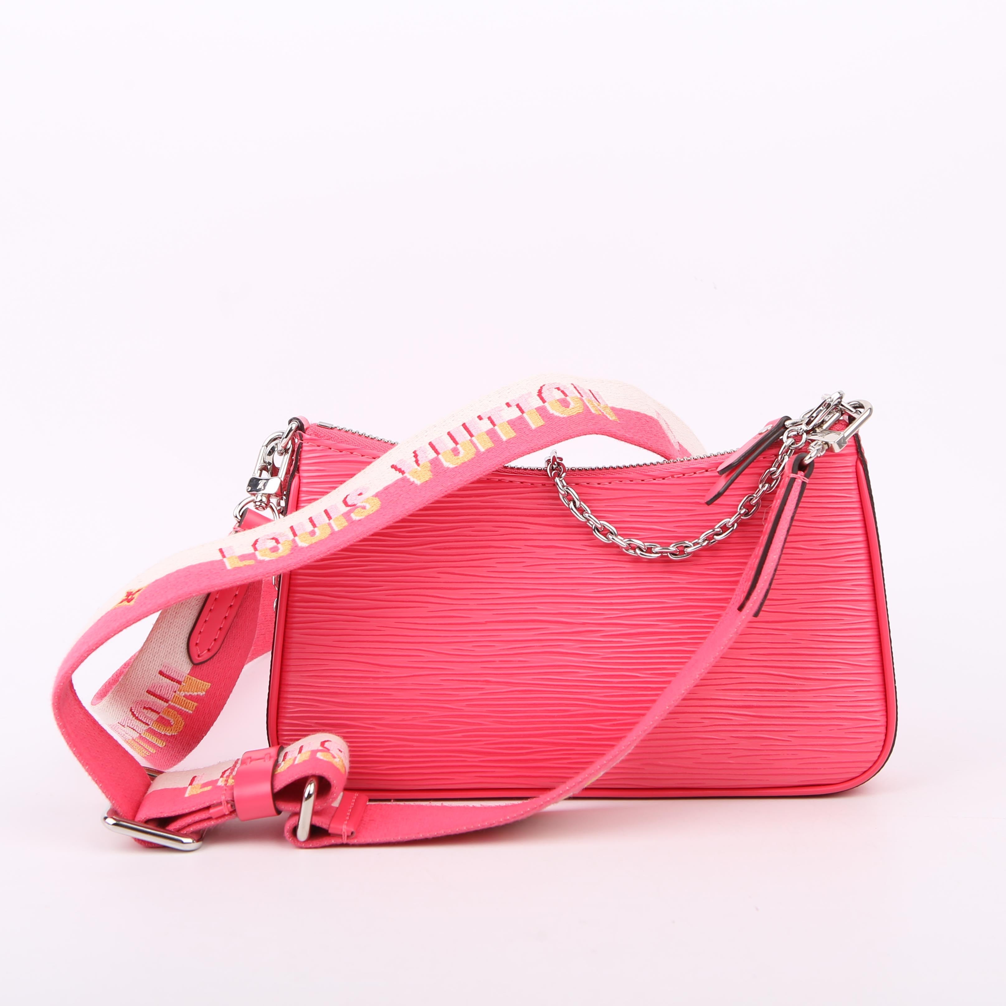 Louis Vuitton Easy Pouch on Strap Epi Pink