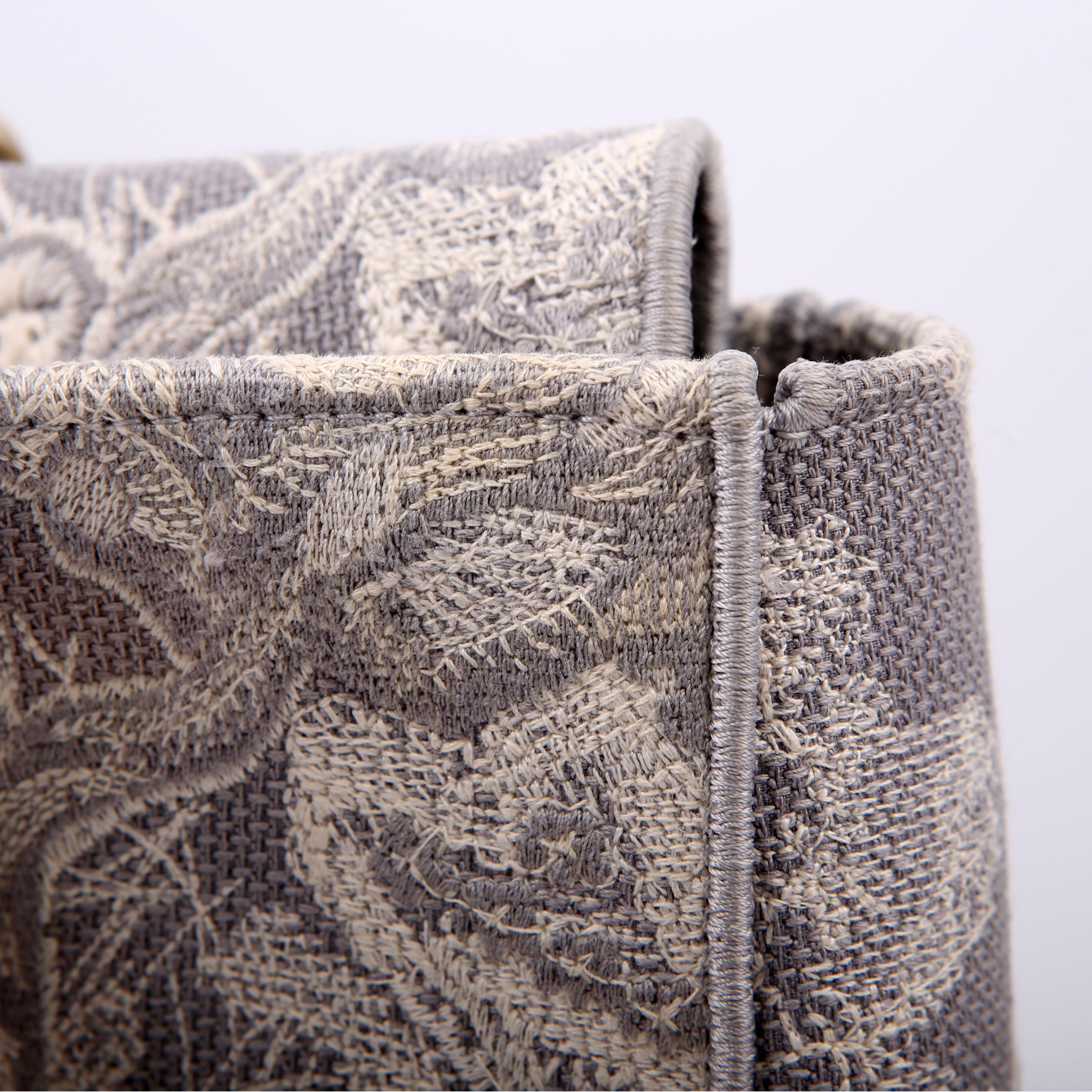 Christian Dior Lady D-Lite Toile De Jouy Large Grey