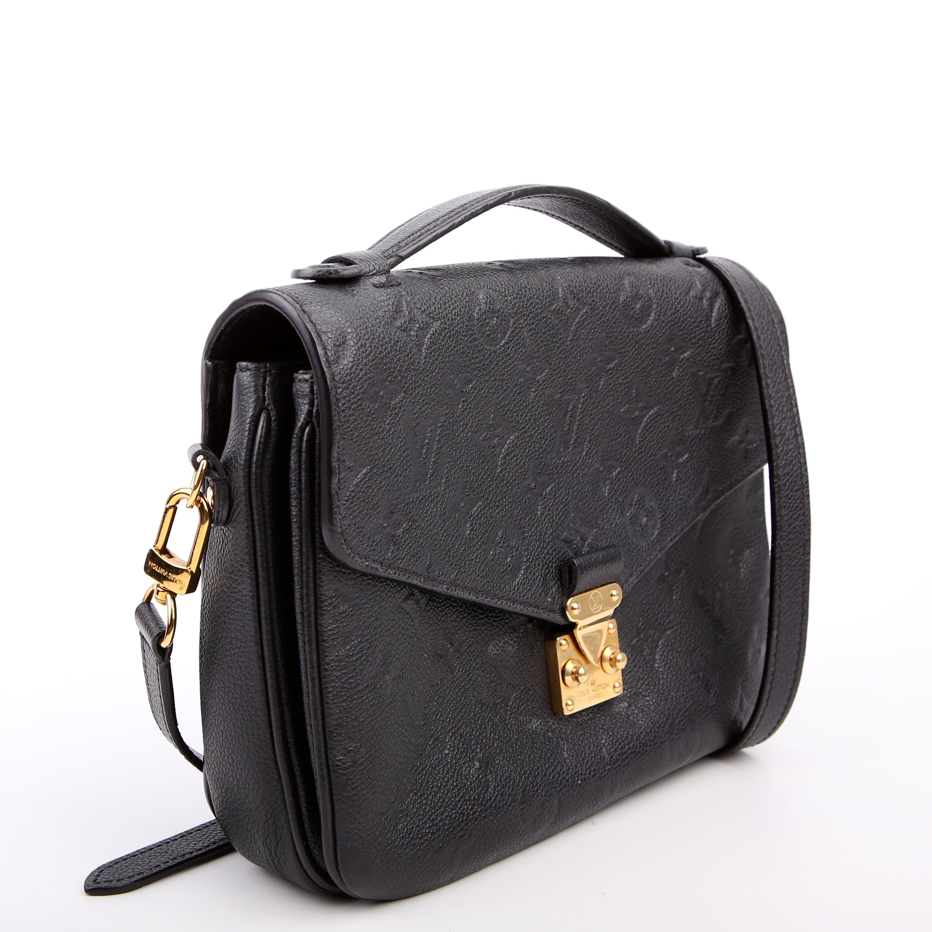 Louis Vuitton Pochette Metis Empreinte Black