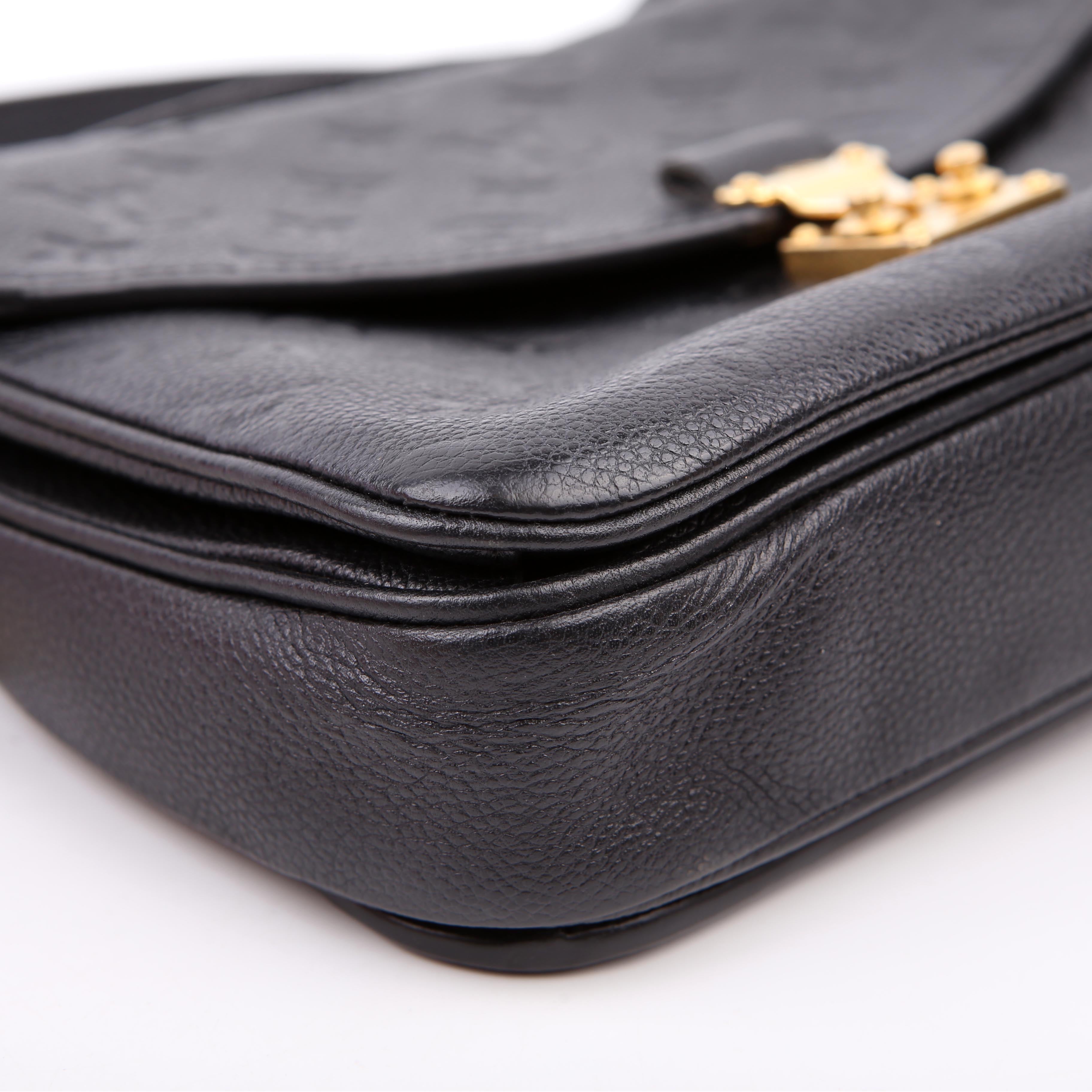 Louis Vuitton Pochette Metis Empreinte Black