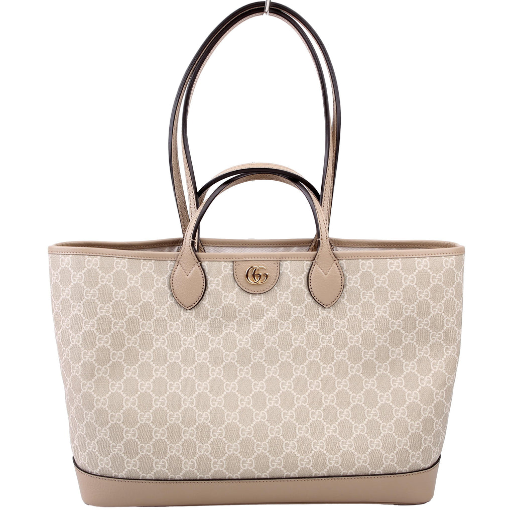 Gucci 739730 Ophidia GG Supreme Medium Tote Beige