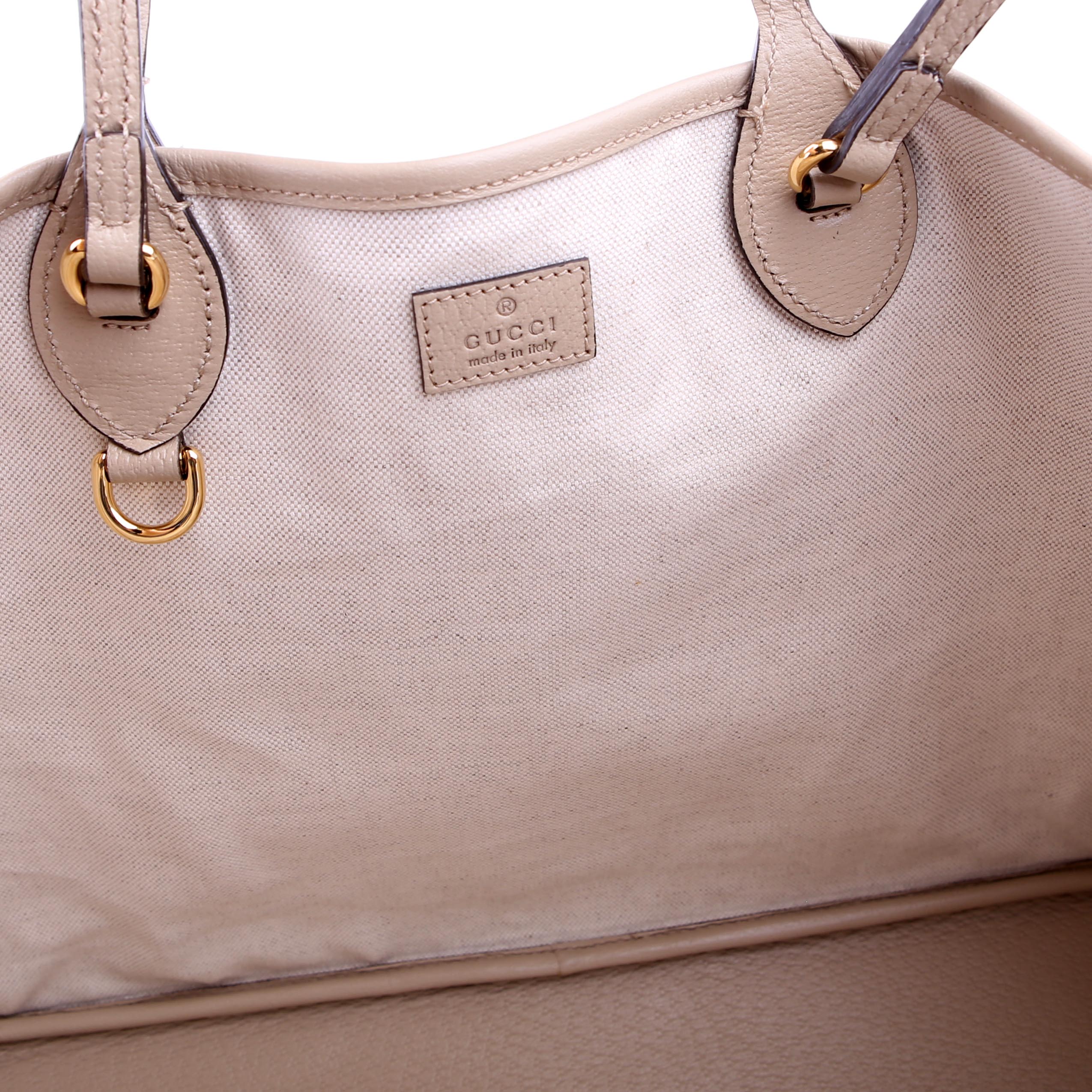 Gucci 739730 Ophidia GG Supreme Medium Tote Beige