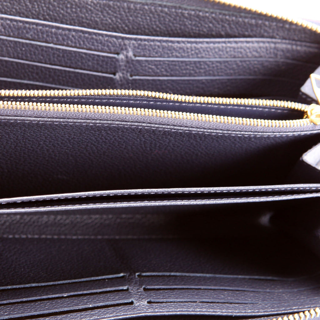 Louis Vuitton Zippy Wallet Empreinte Navy