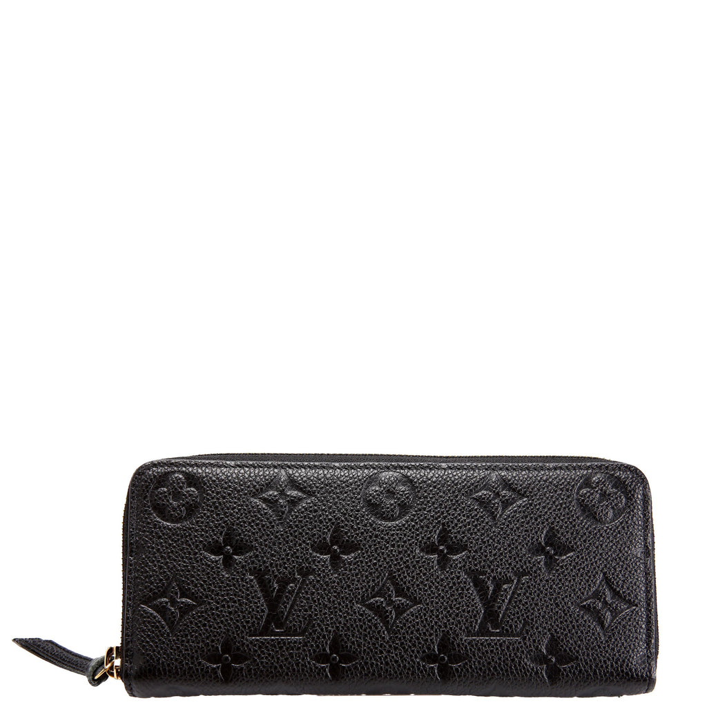 Louis Vuitton Clemence Wallet Empreinte Black