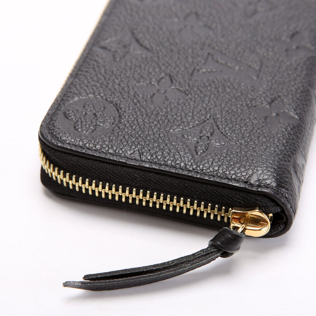 Louis Vuitton Clemence Wallet Empreinte Black
