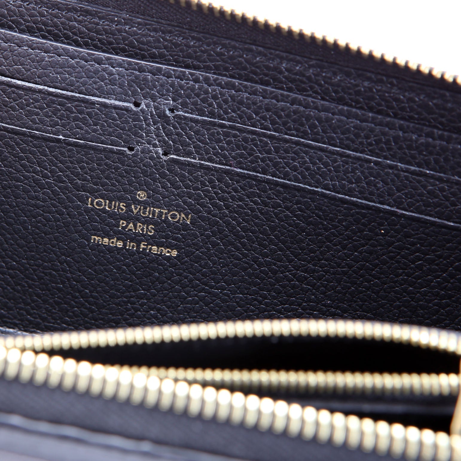 Louis Vuitton Clemence Wallet Empreinte Black