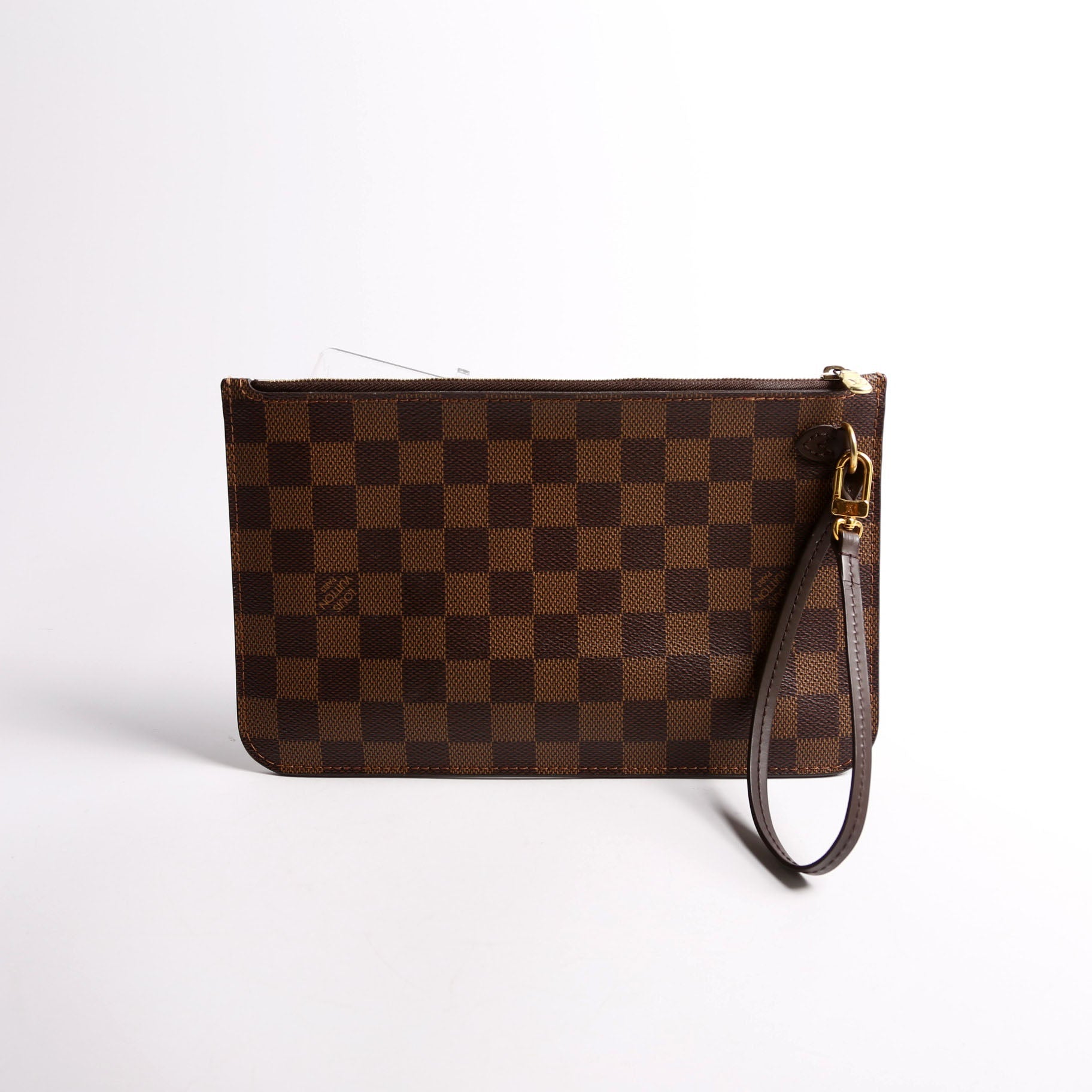 Louis Vuitton Pochette Only Damier Ebene Neverfull Red