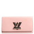 Louis Vuitton Twist Long Wallet Epi Pink