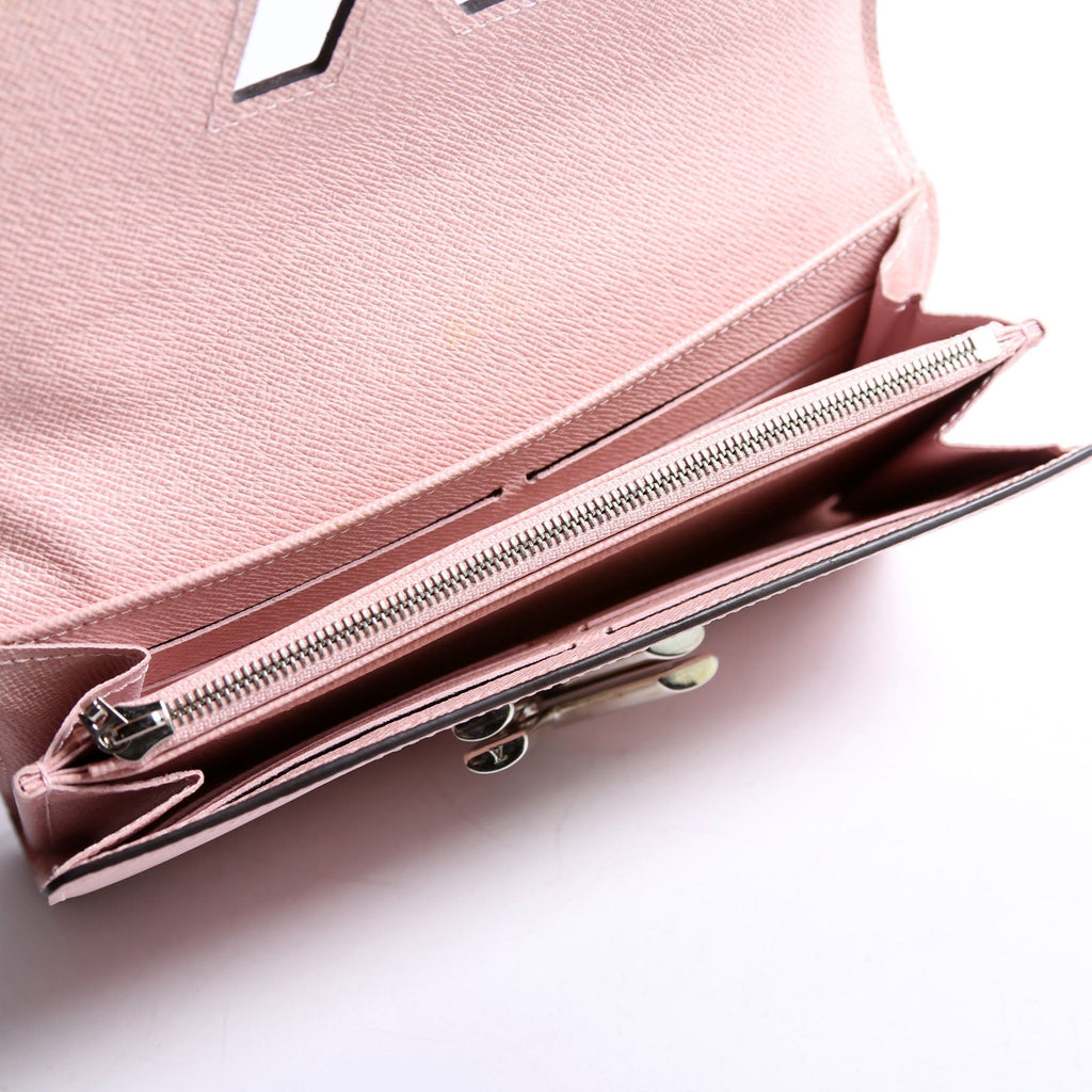 Louis Vuitton Twist Long Wallet Epi Pink