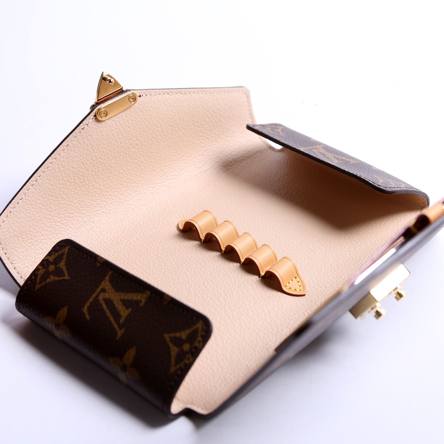 Louis Vuitton Lip And Eye Brush Set Holder Only Monogram