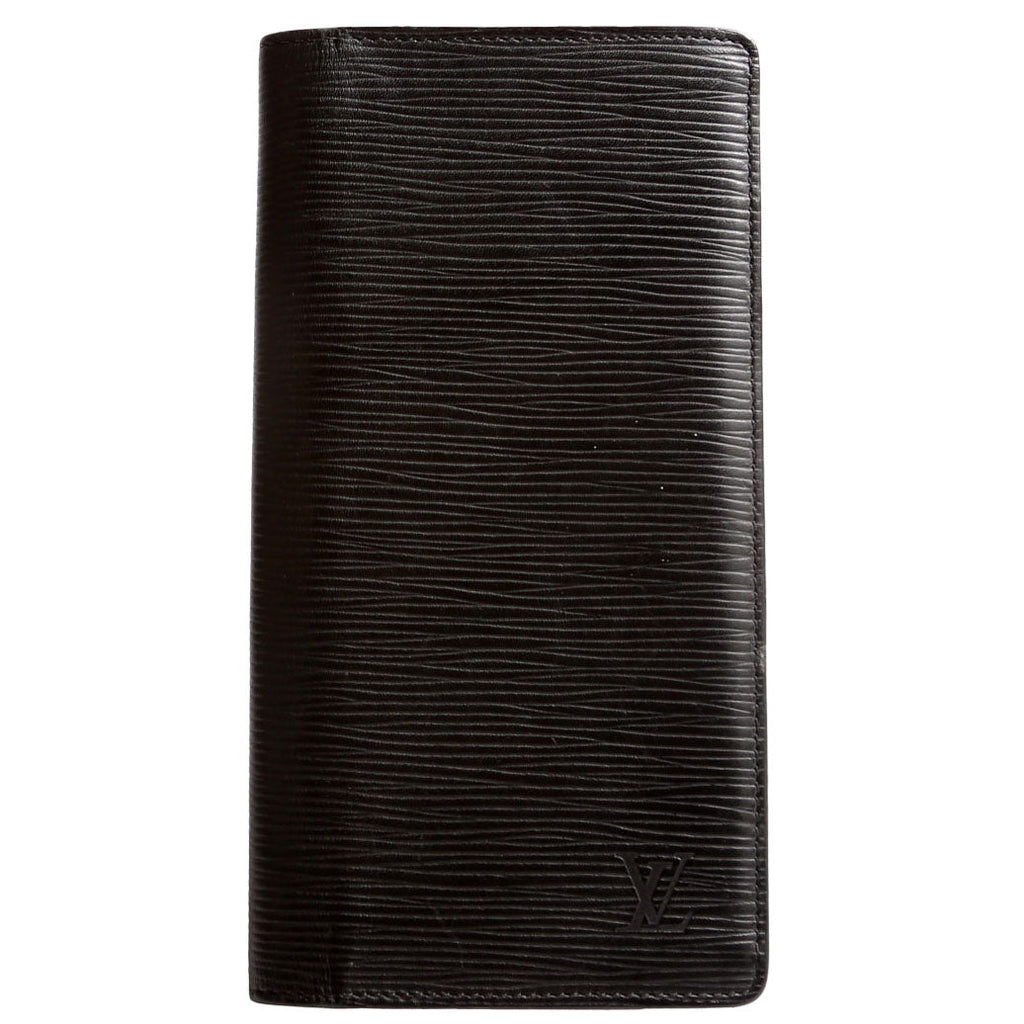 Louis Vuitton Brazza Wallet Epi Black