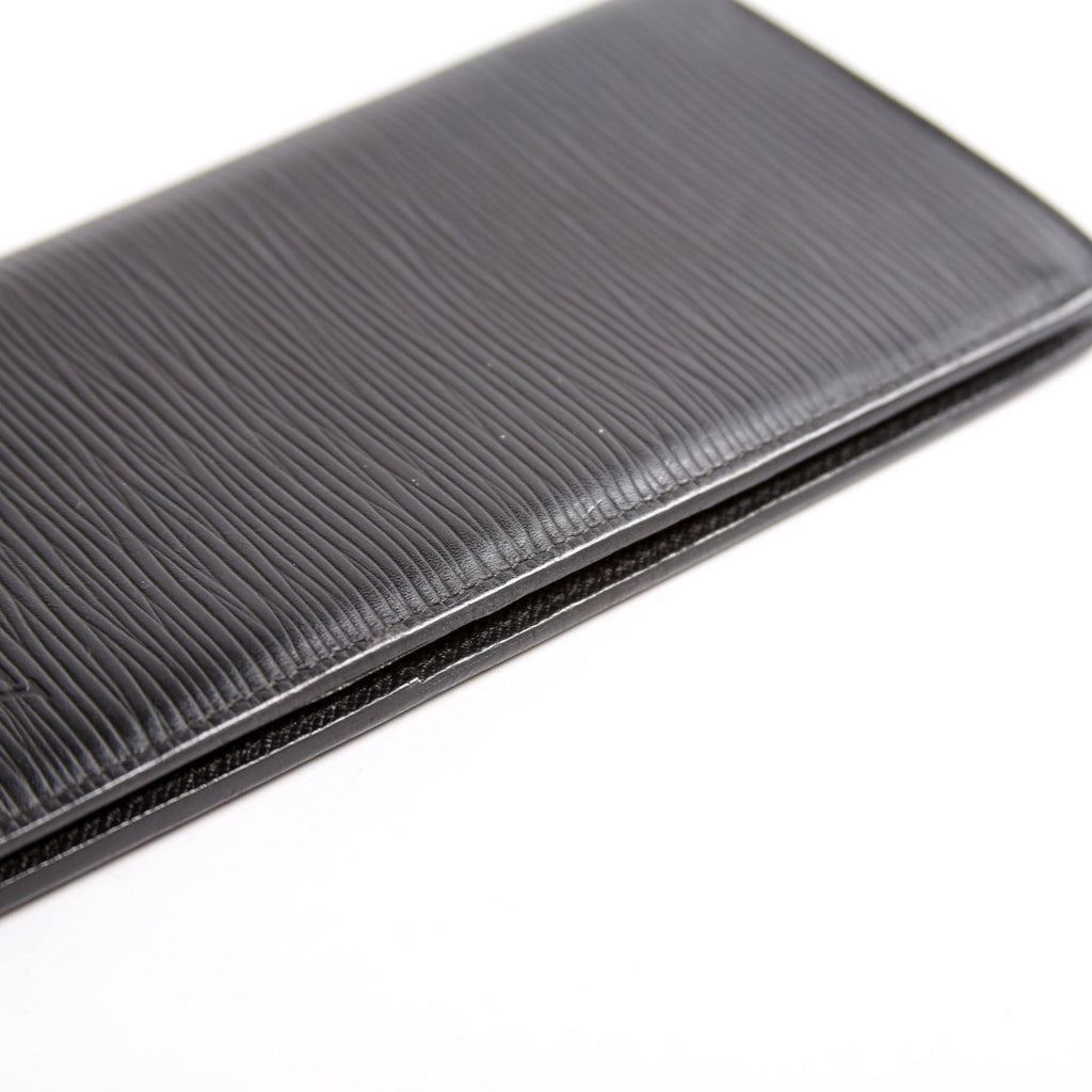 Louis Vuitton Brazza Wallet Epi Black