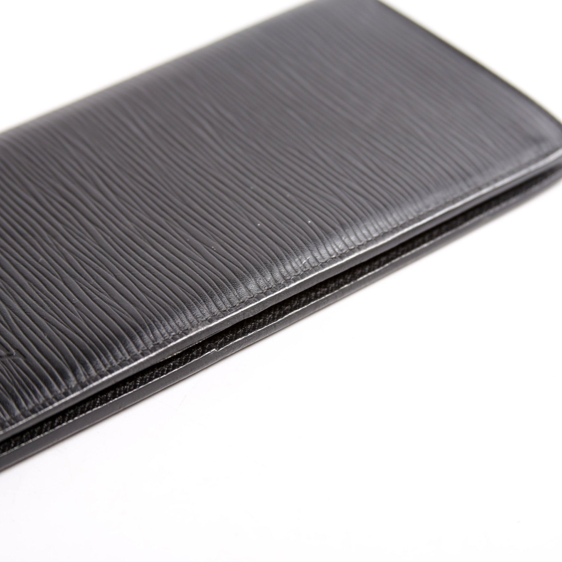 Louis Vuitton Brazza Wallet Epi Black