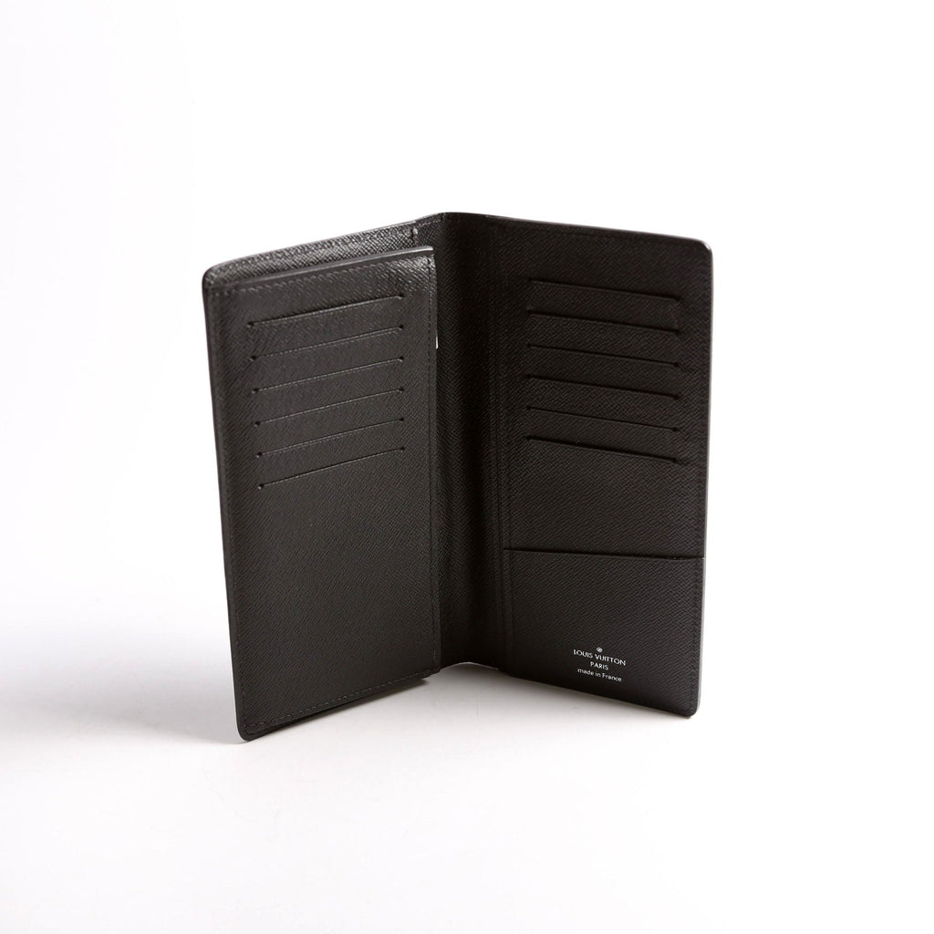 Louis Vuitton Brazza Wallet Epi Black