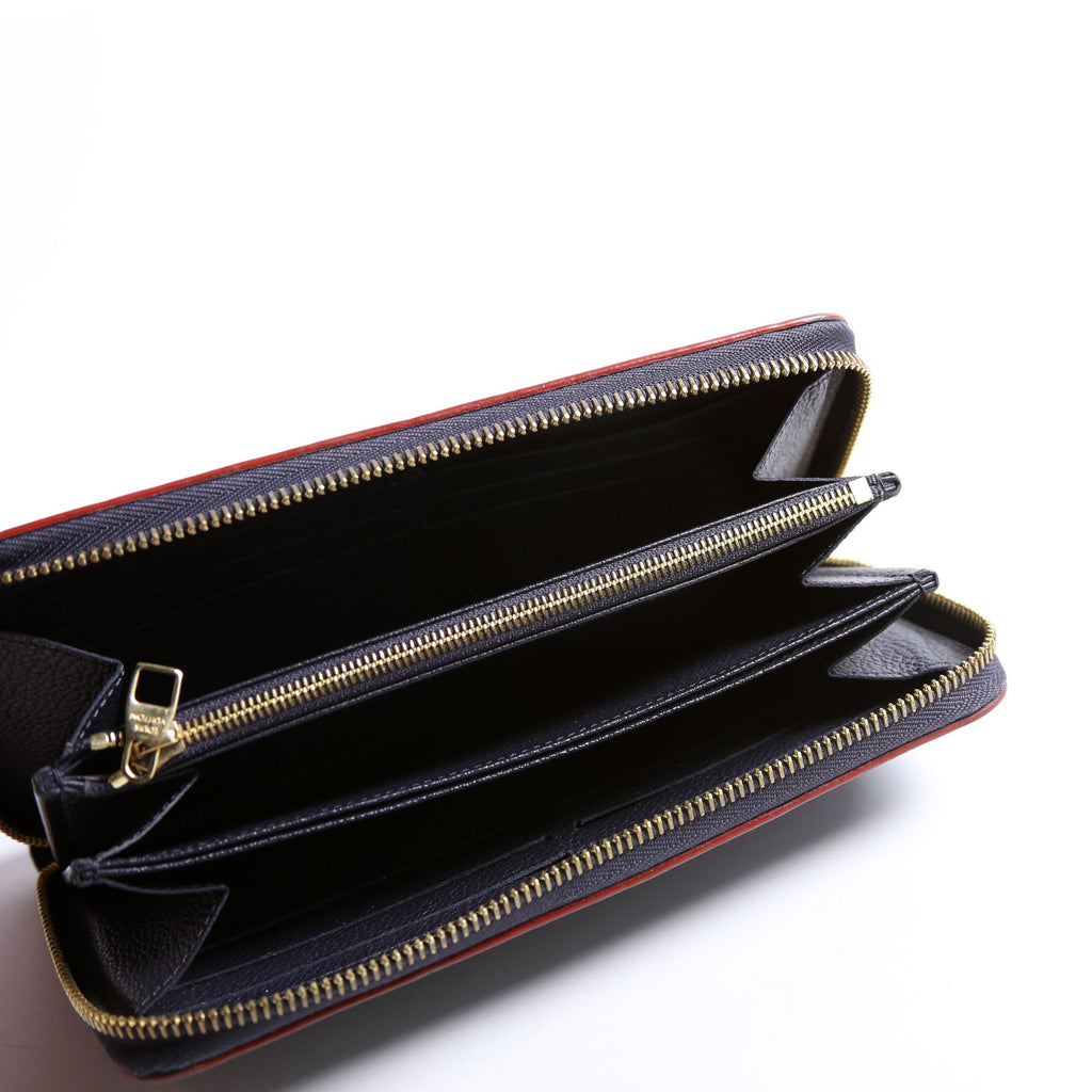 Louis Vuitton Zippy Wallet Empreinte Navy